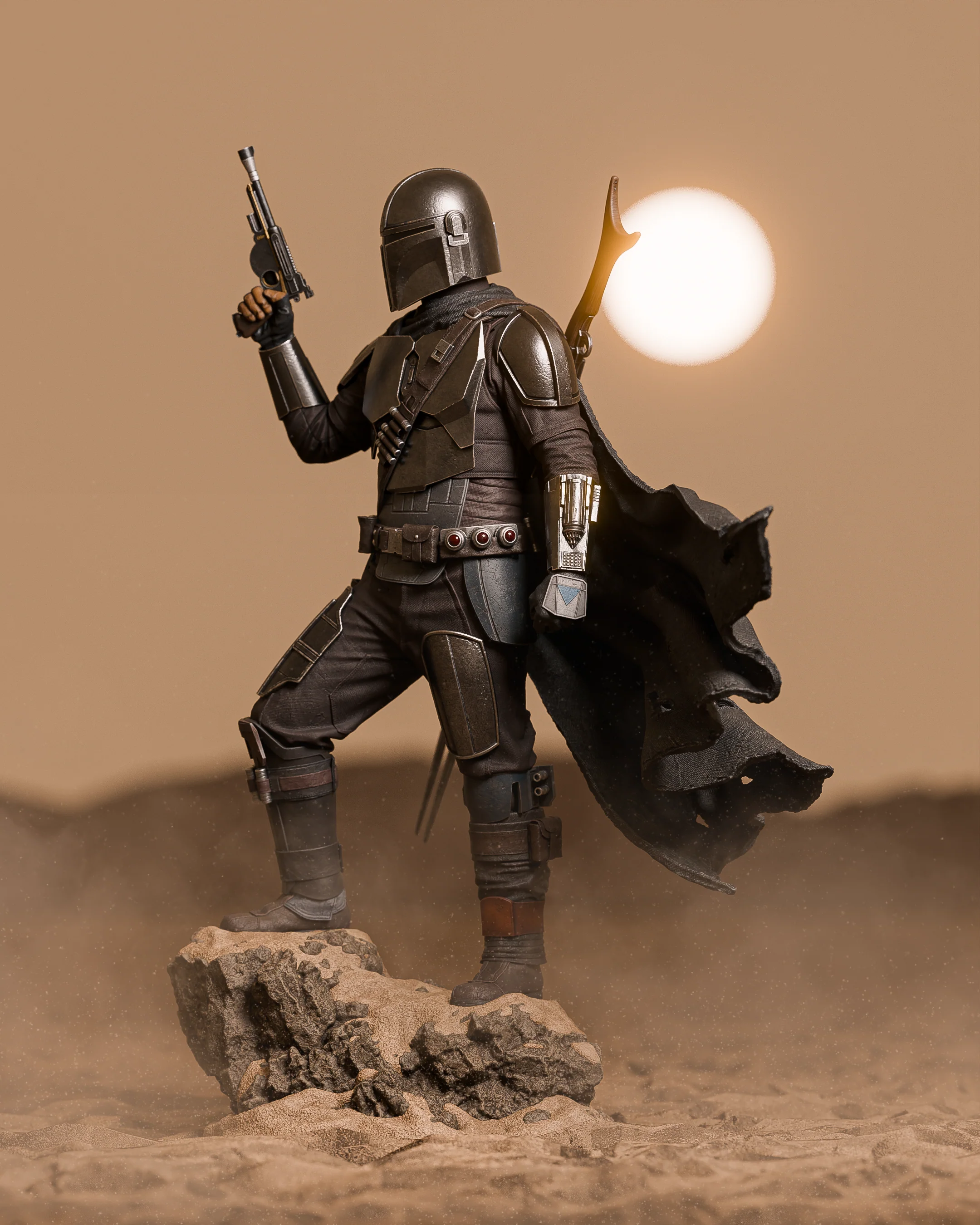 The Bounty Hunter Statue - Image 6