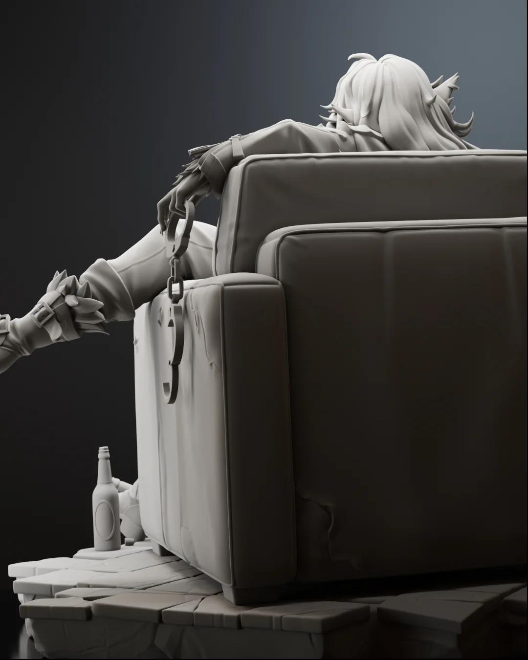 The Bounty Wolf Statue - Image 13
