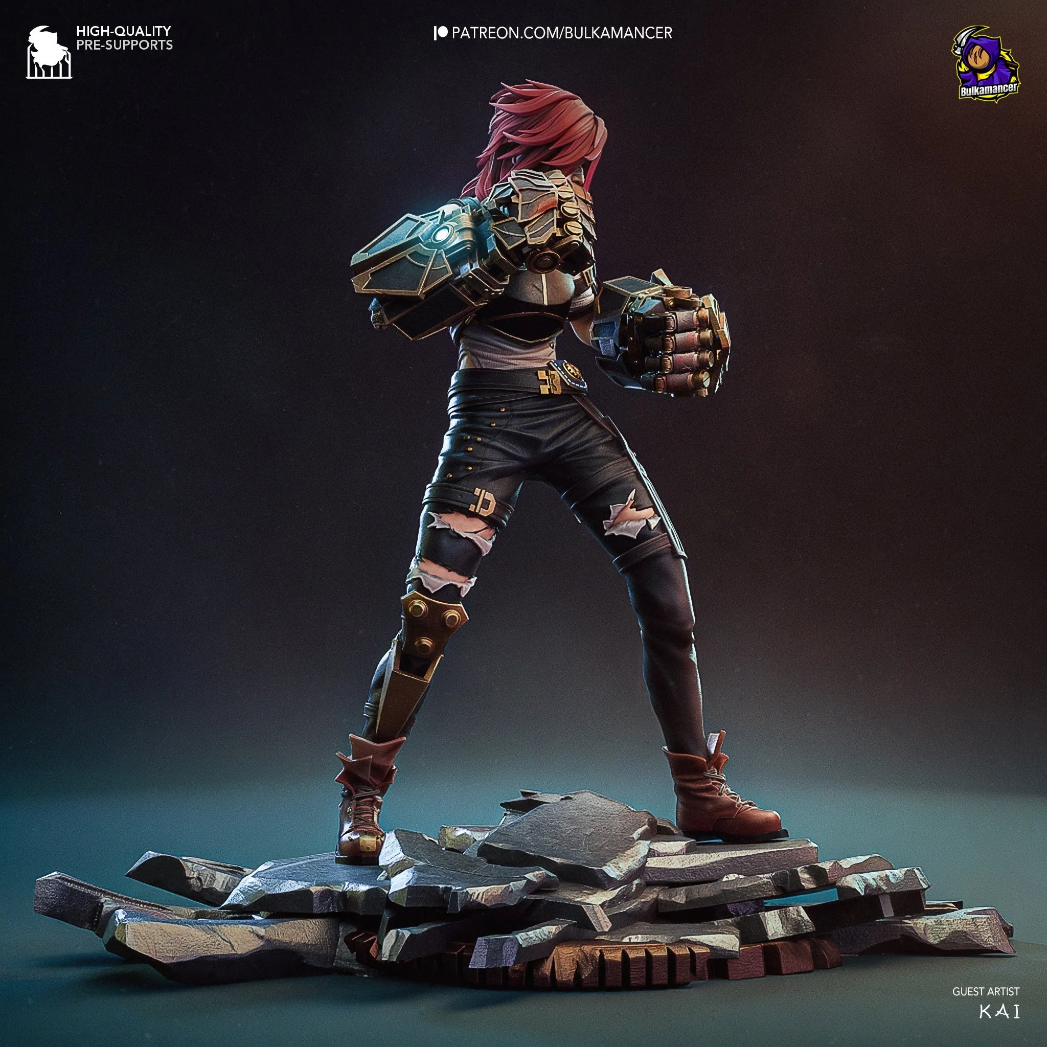The Brawling Sister Statue - Image 4