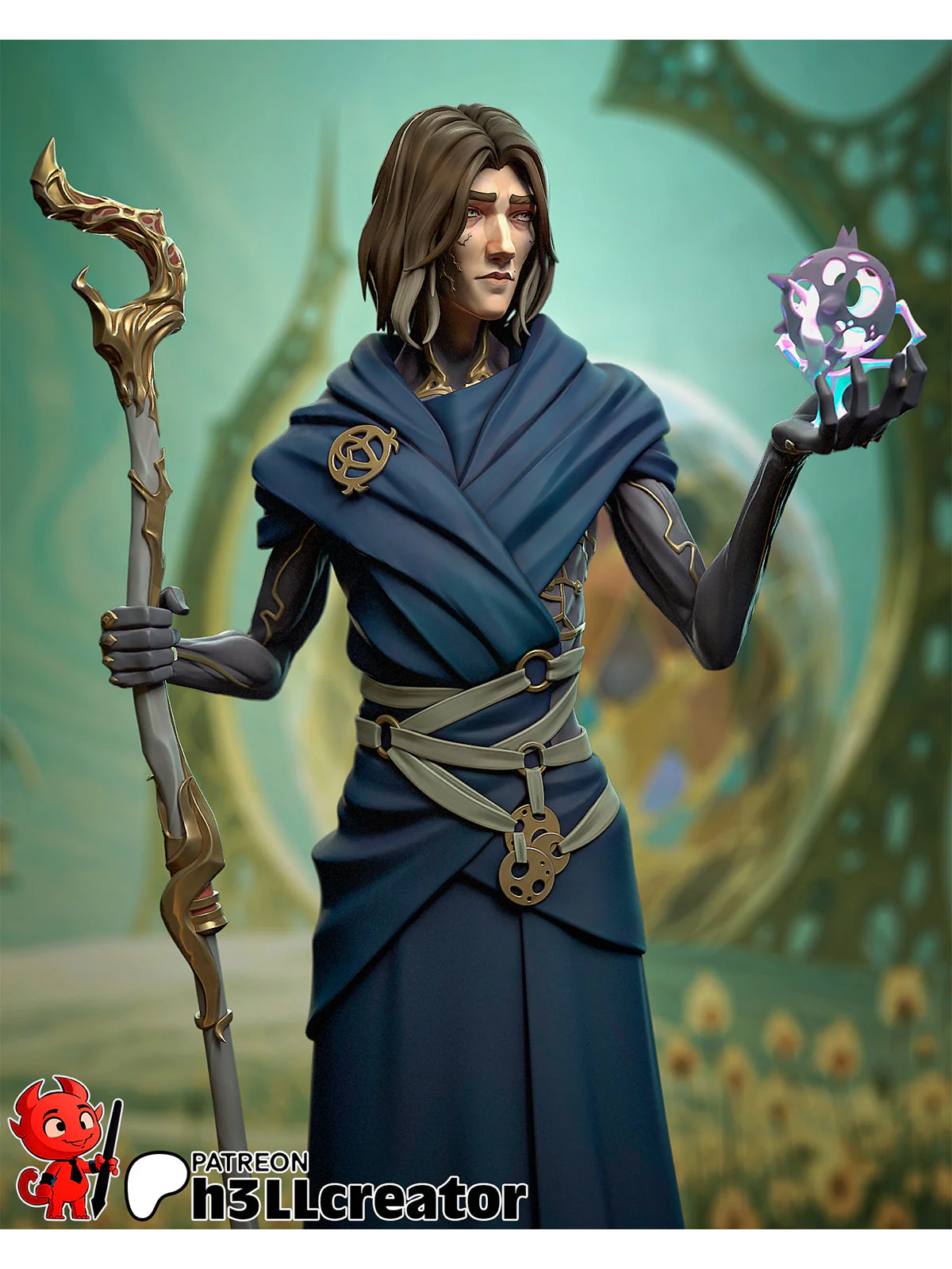 The Burdened Mind Statue - Image 2