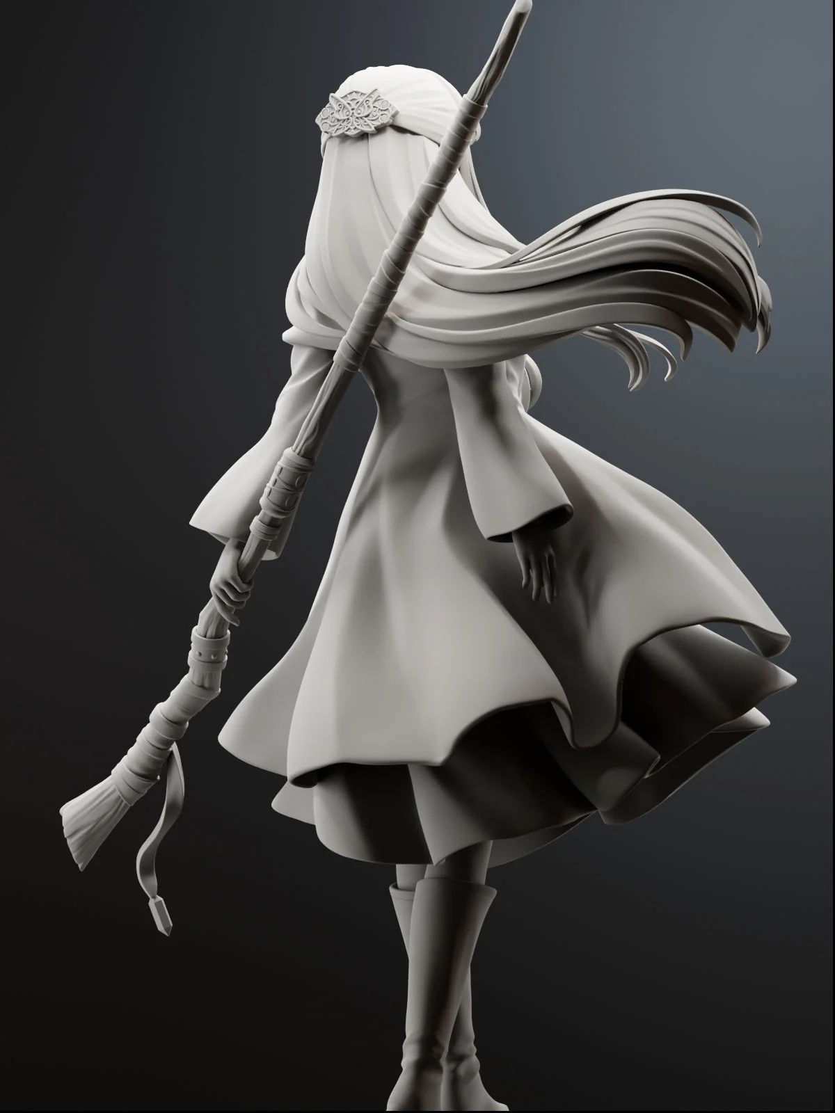 The Calm Caster Statue - Image 9