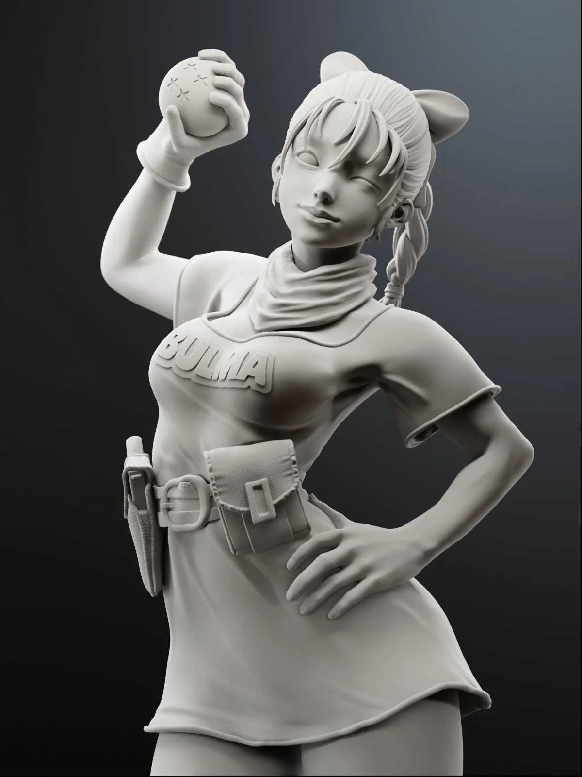 The Capsule Genius Statue
