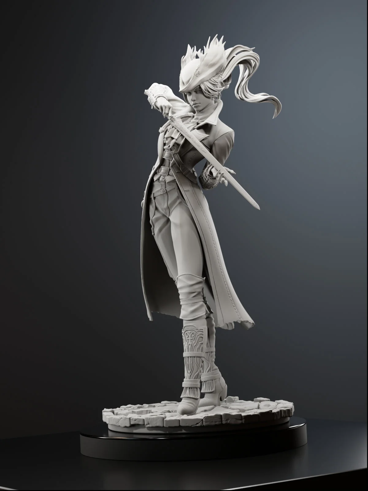 The Clocktower Rose Statue - Image 11