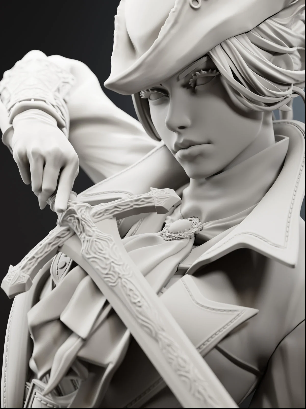 The Clocktower Rose Statue - Image 12