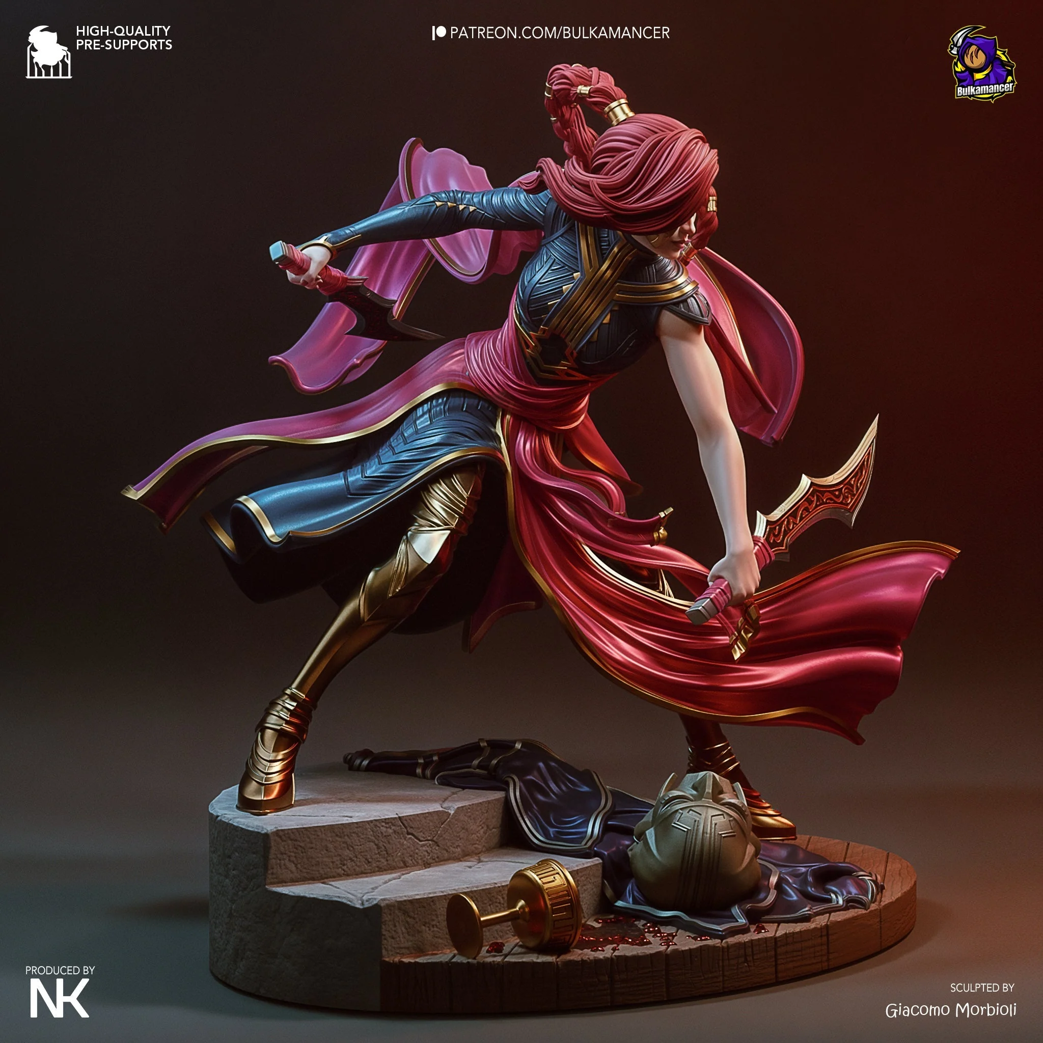 The Crimson Mask Statue - Image 3