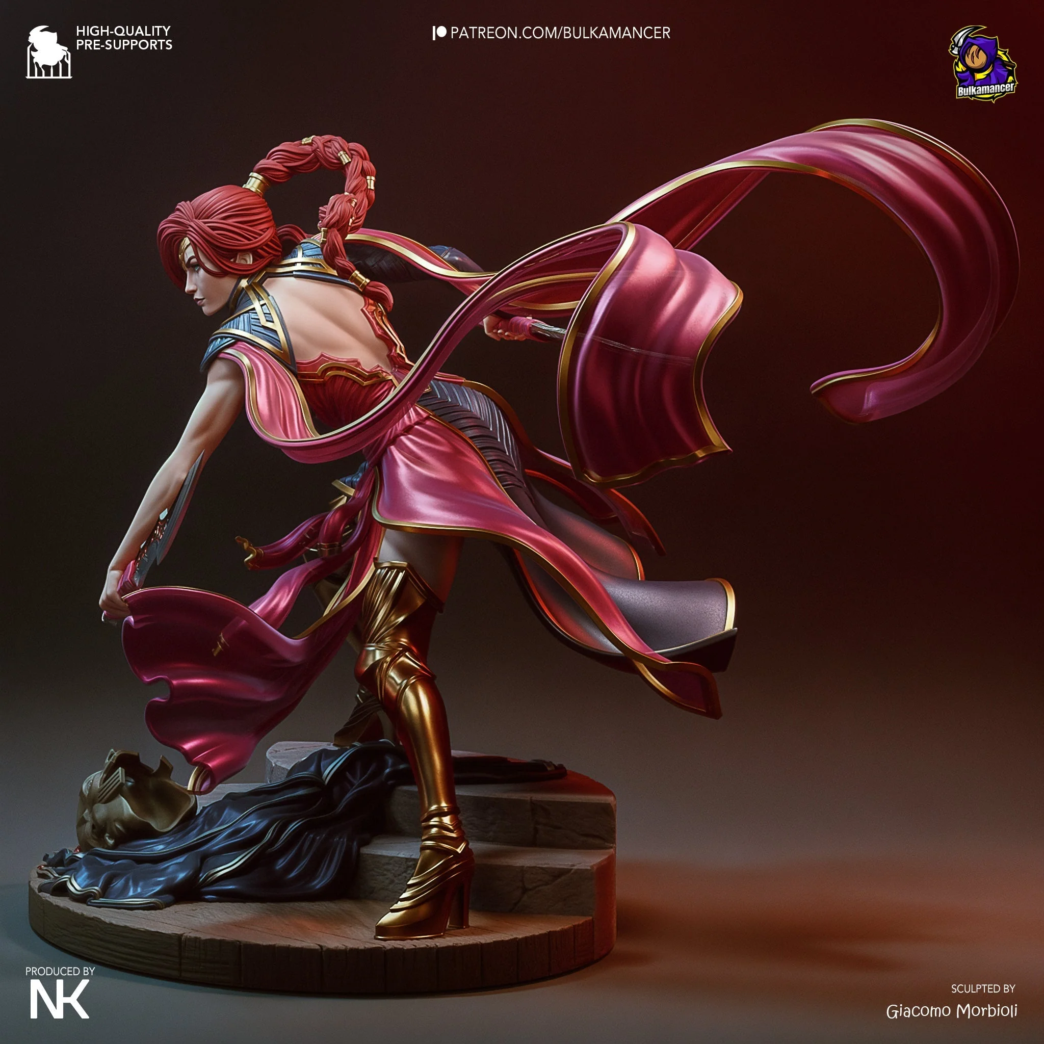 The Crimson Mask Statue - Image 5