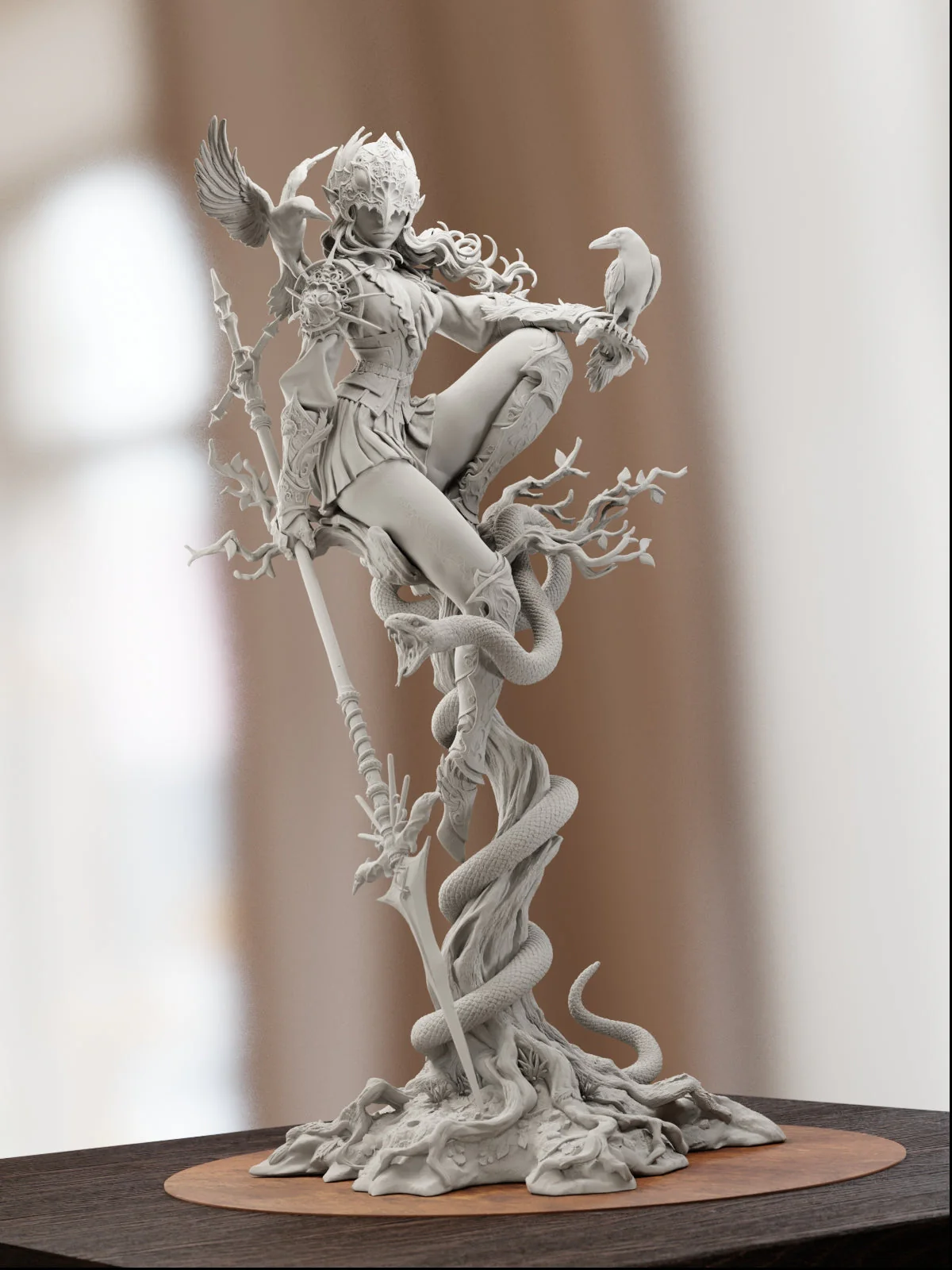 The Crow Queen Statue - Image 10