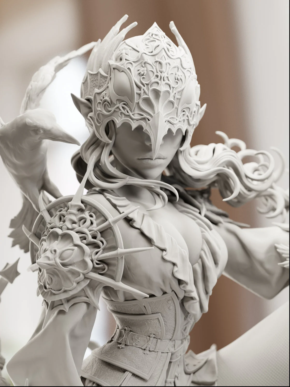 The Crow Queen Statue - Image 14