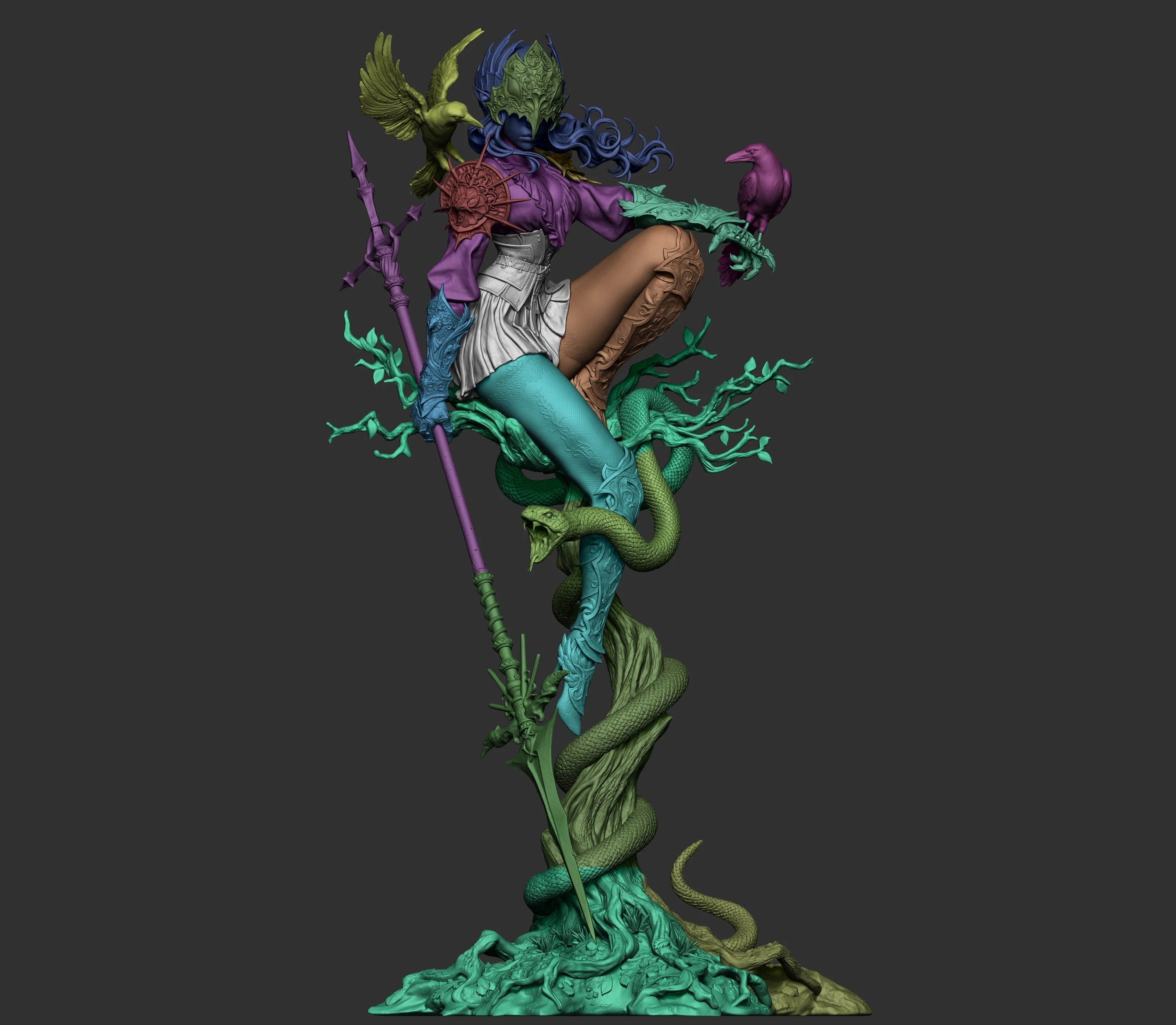 The Crow Queen Statue - Image 16