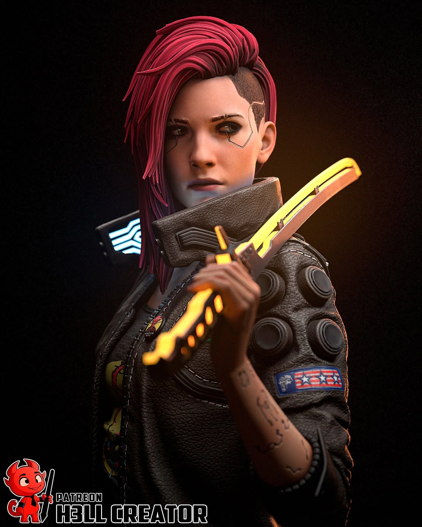 The Cyber Rebel Statue - Image 2