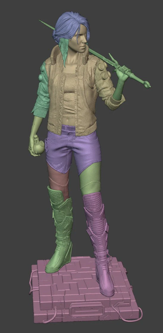 The Cyber Witcher Statue - Image 11