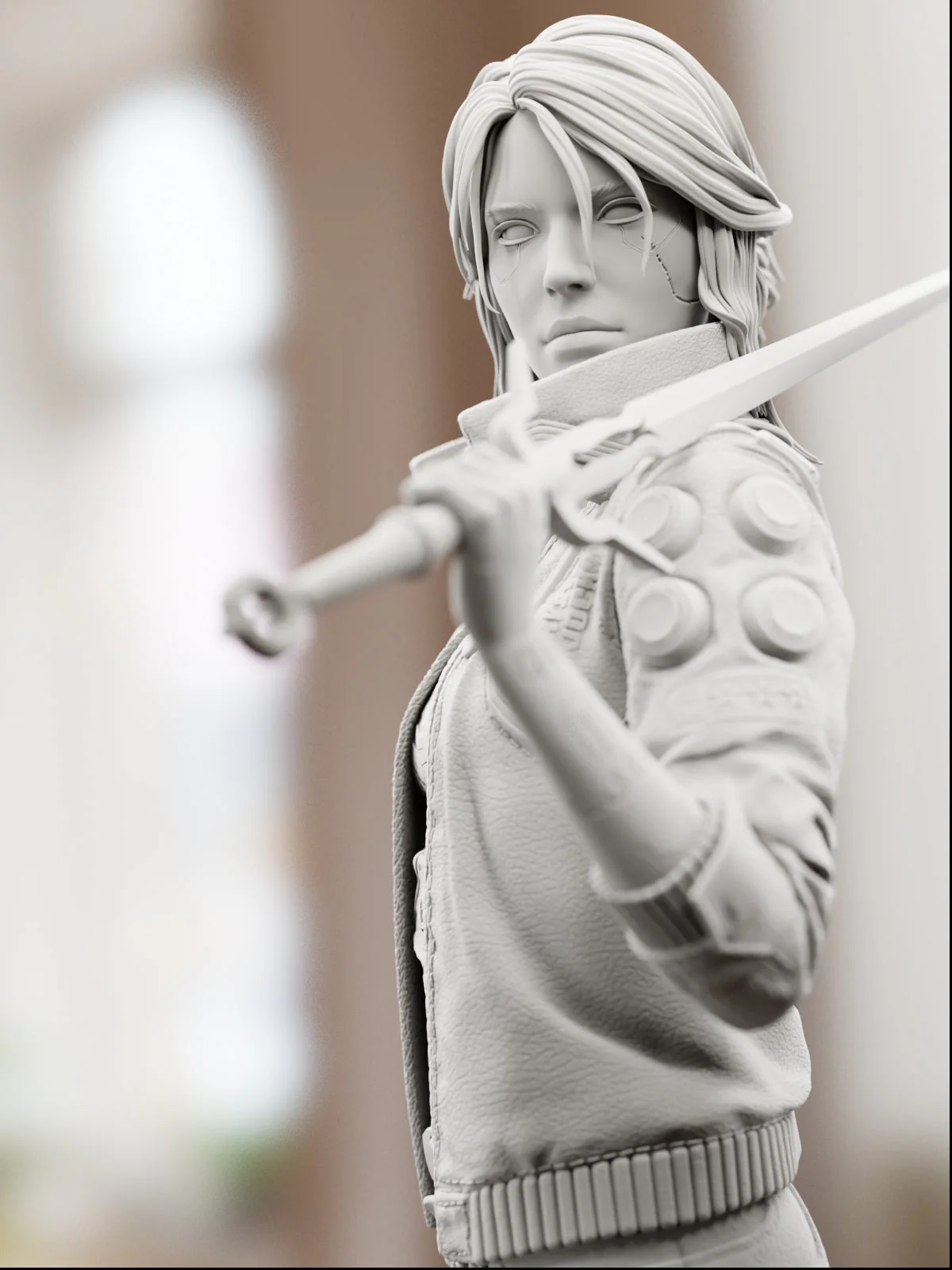 The Cyber Witcher Statue - Image 7