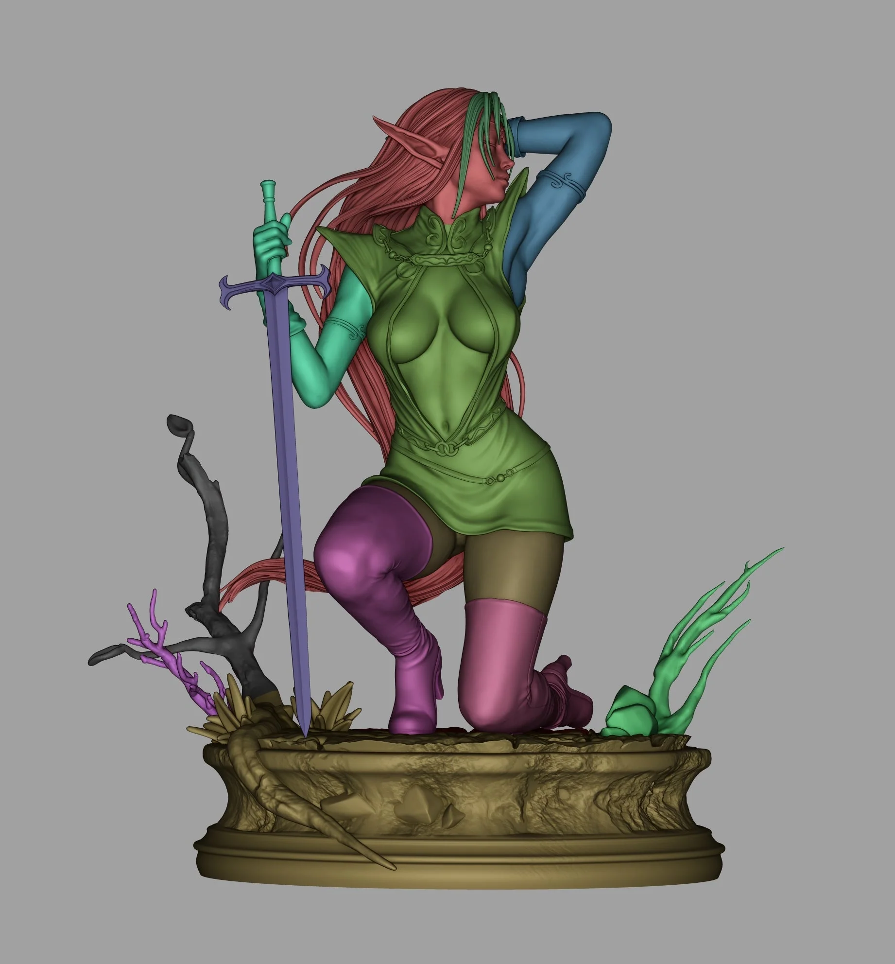 The Dark Elf Statue - Image 13