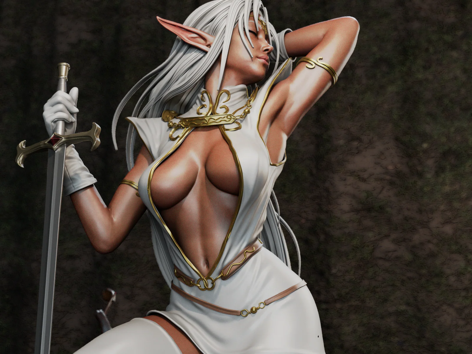 The Dark Elf Statue - Image 4