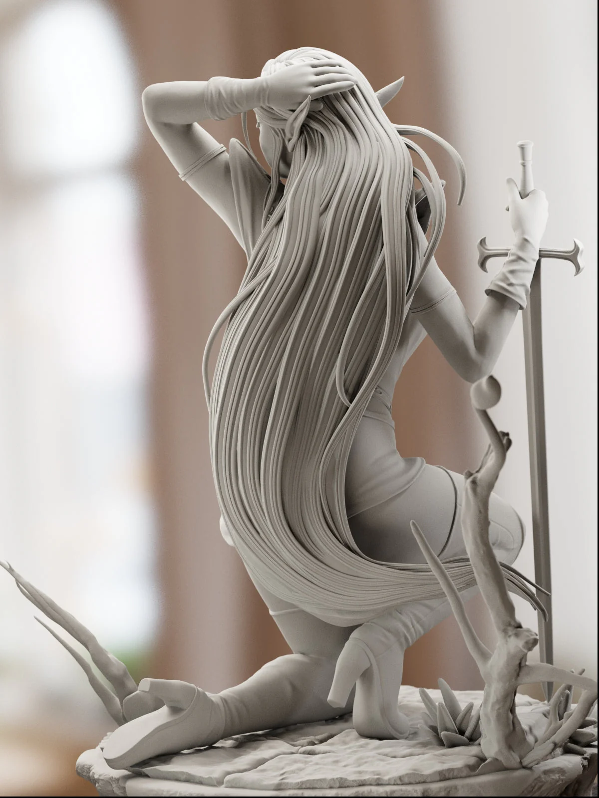 The Dark Elf Statue - Image 5