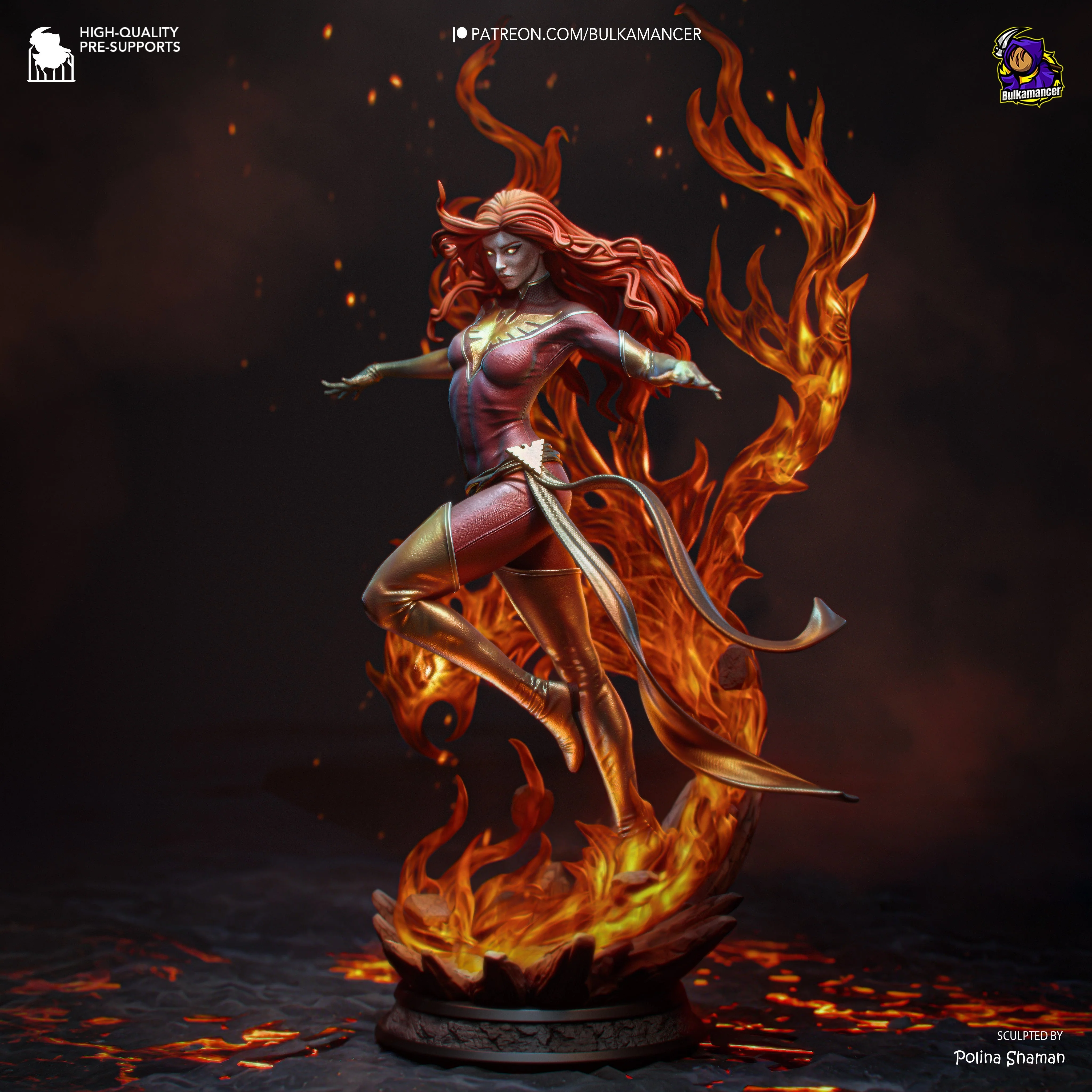 The Dark Phoenix Statue - Image 6