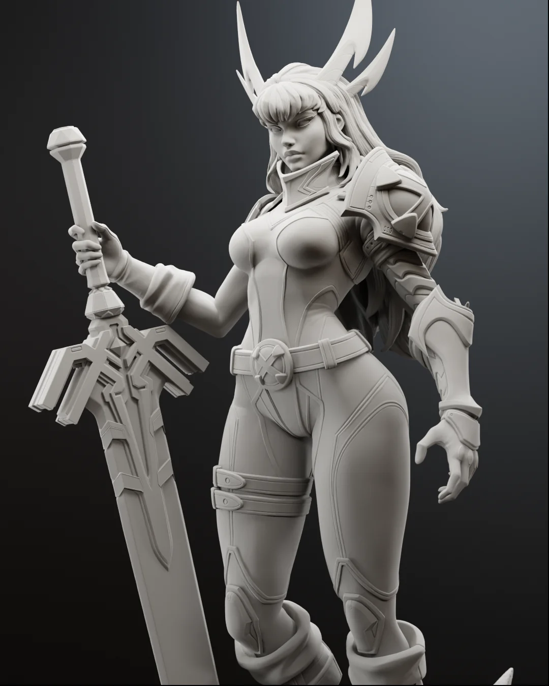 The Darkblade Statue