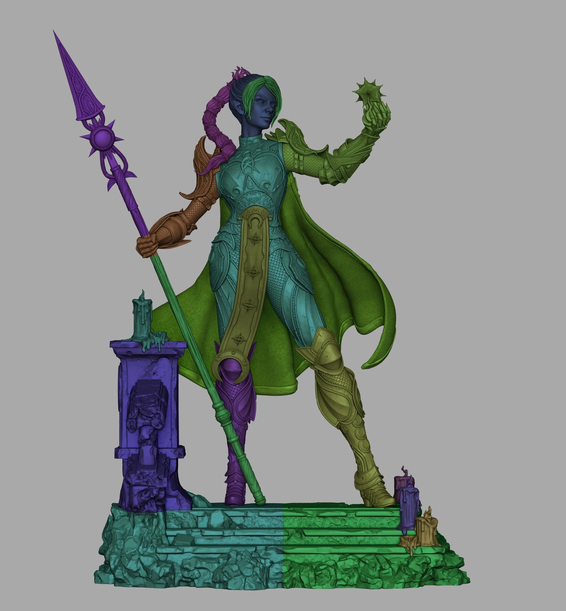 The Daughter of Shar Statue - Image 11