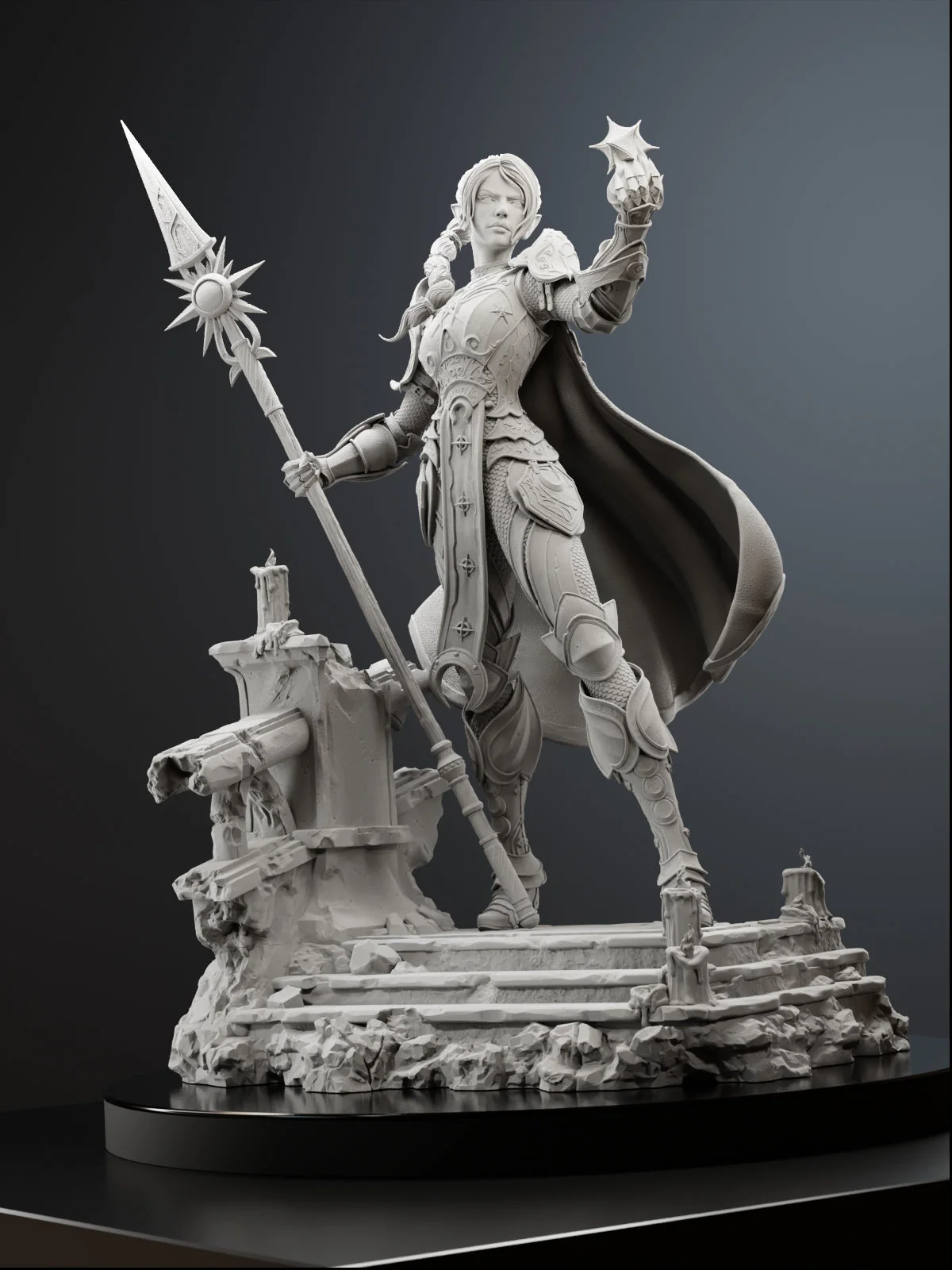 The Daughter of Shar Statue - Image 12