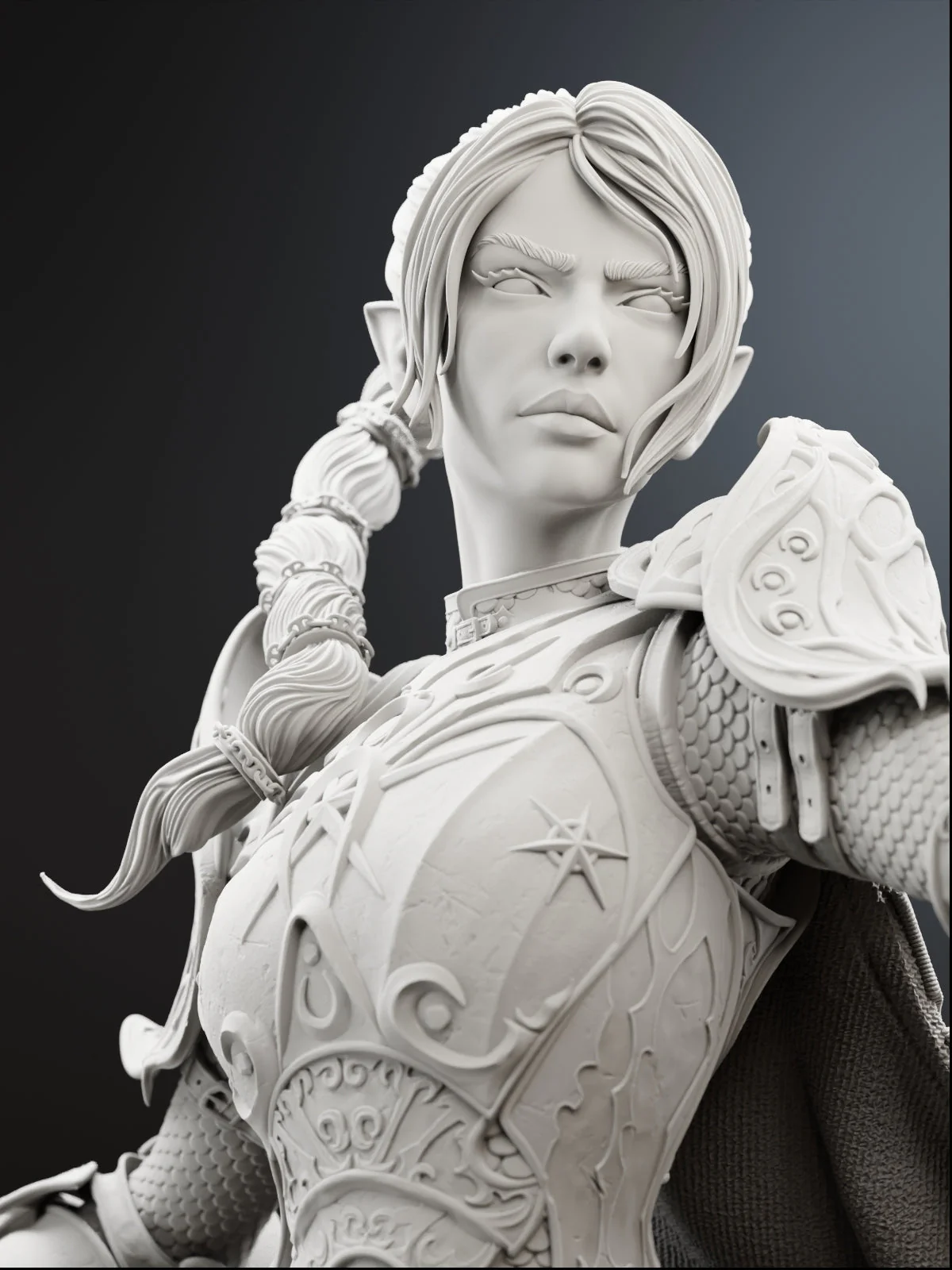 The Daughter of Shar Statue - Image 15