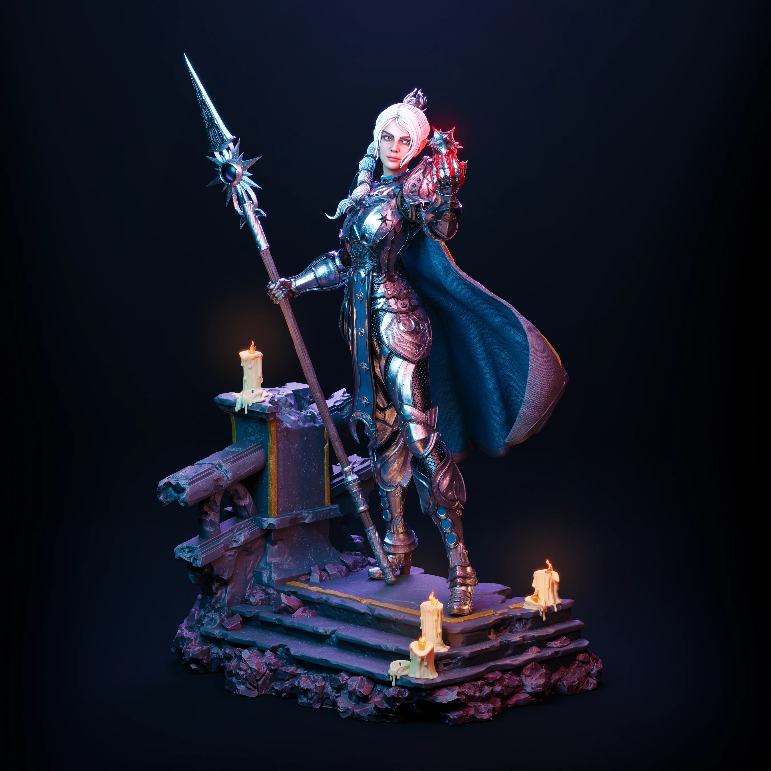 The Daughter of Shar Statue - Image 6