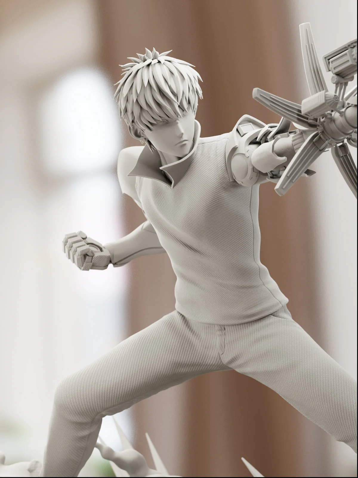 The Demon Cyborg Statue