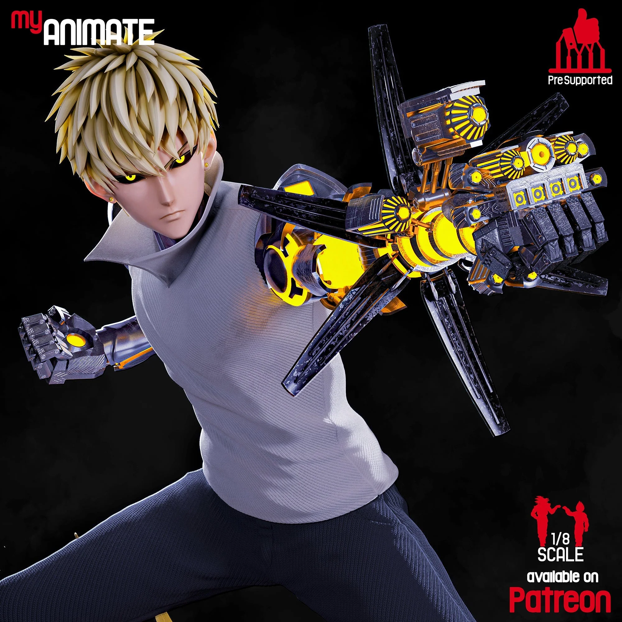 The Demon Cyborg Statue - Image 3