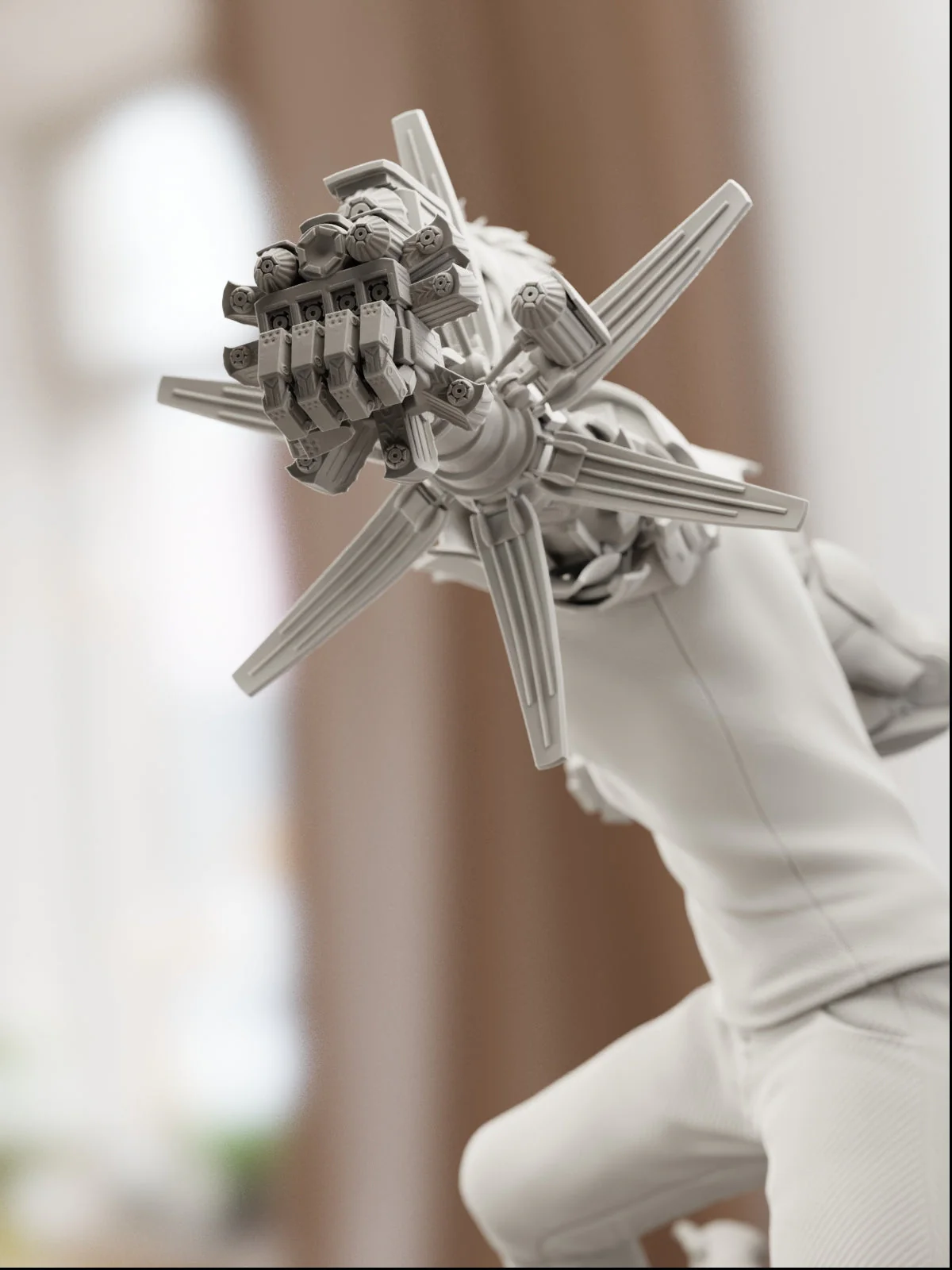 The Demon Cyborg Statue - Image 7