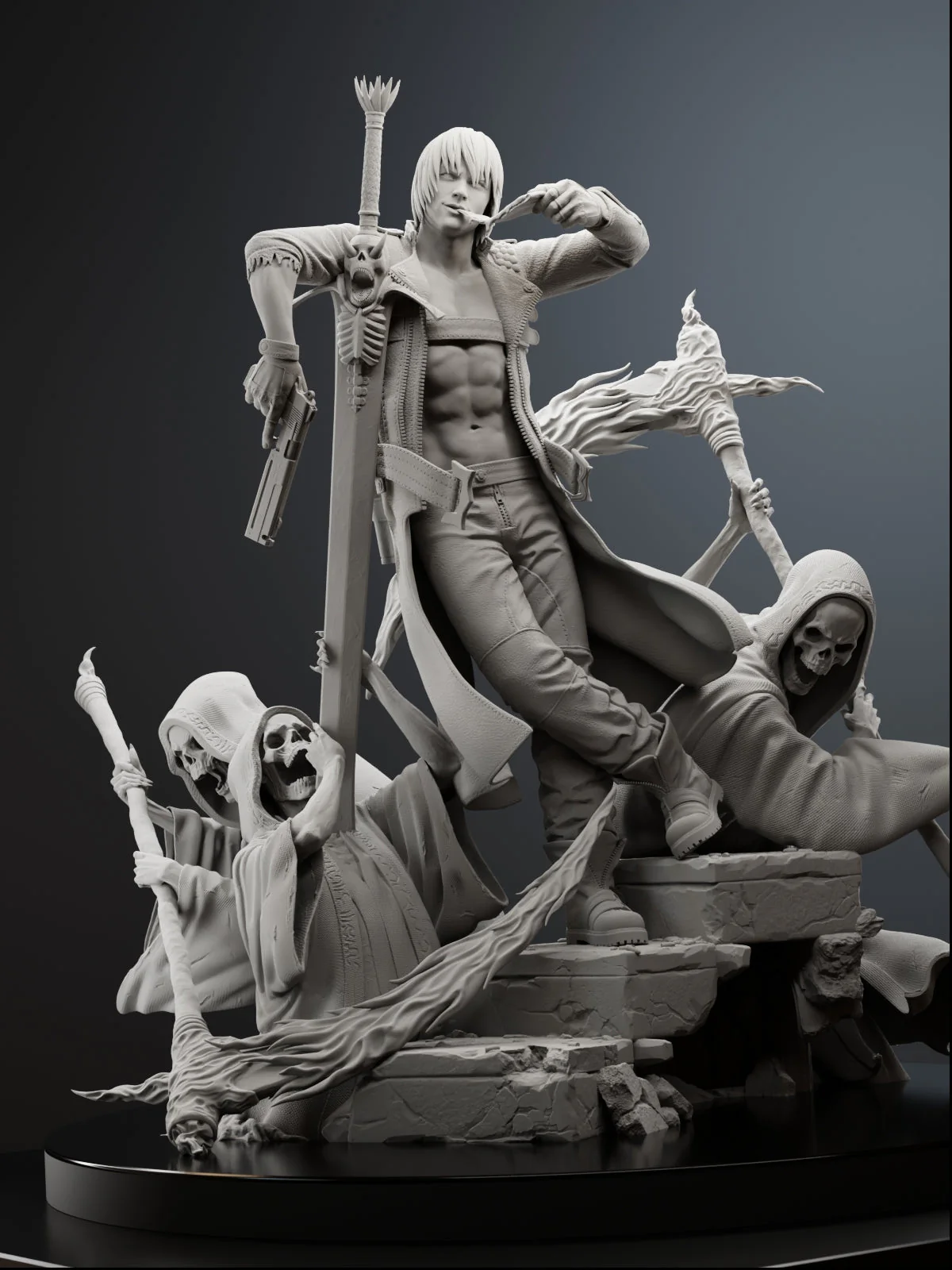 The Devil Hunter Statue - Image 10