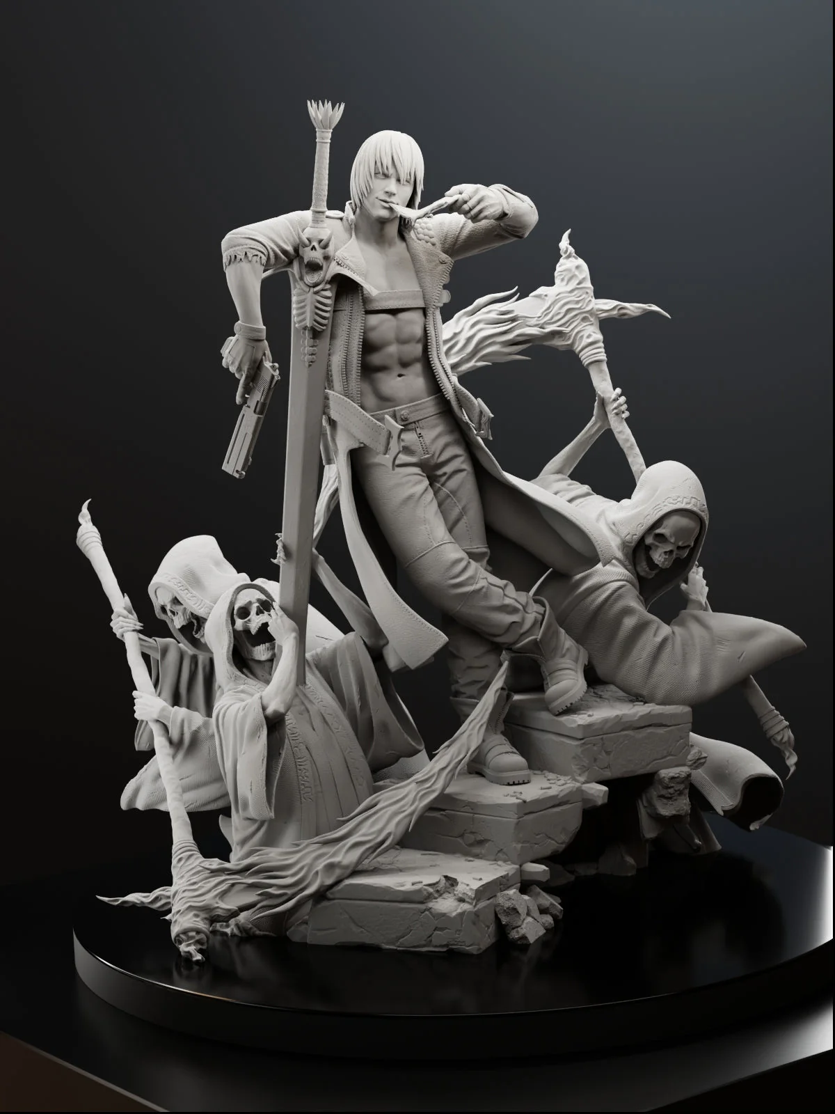 The Devil Hunter Statue - Image 14