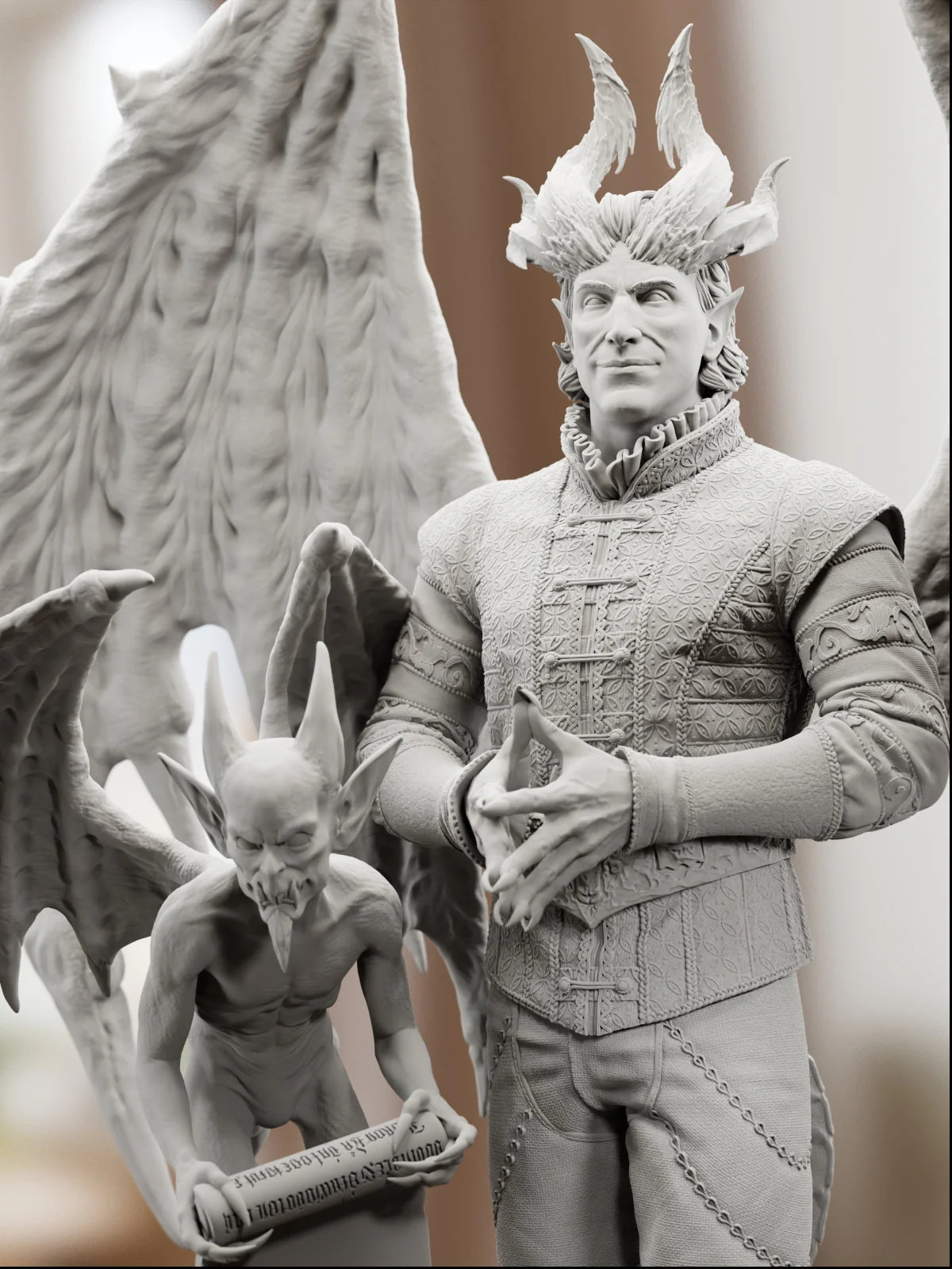 The Devil You Know Statue