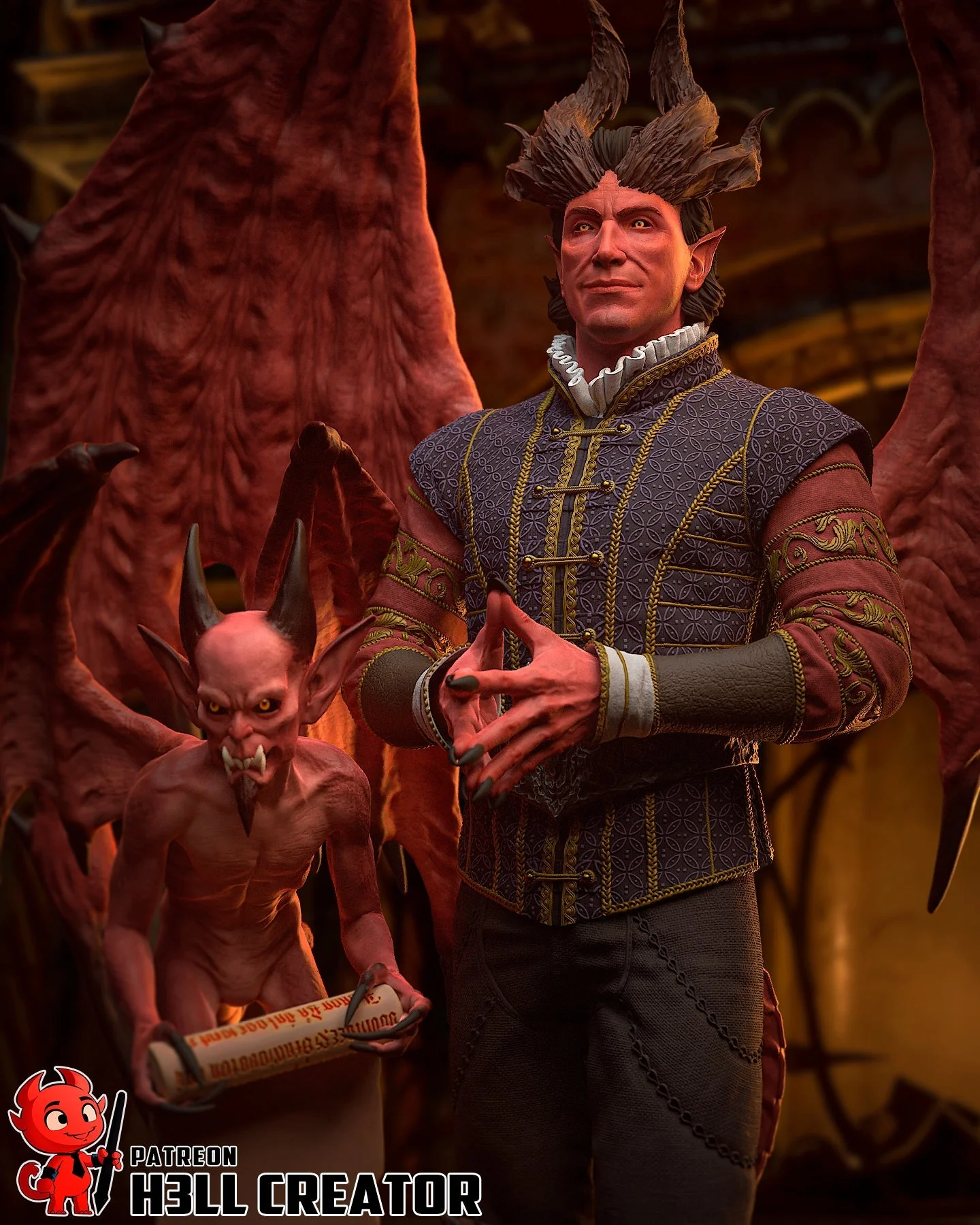 The Devil You Know Statue - Image 2