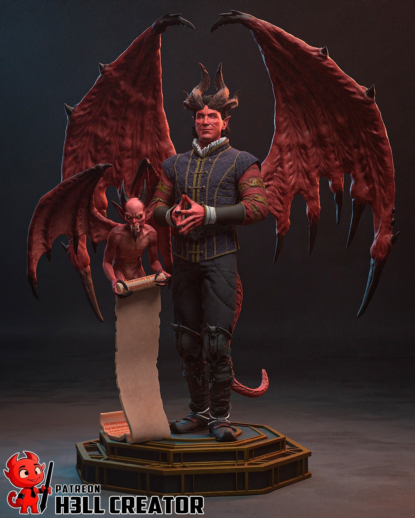 The Devil You Know Statue - Image 3
