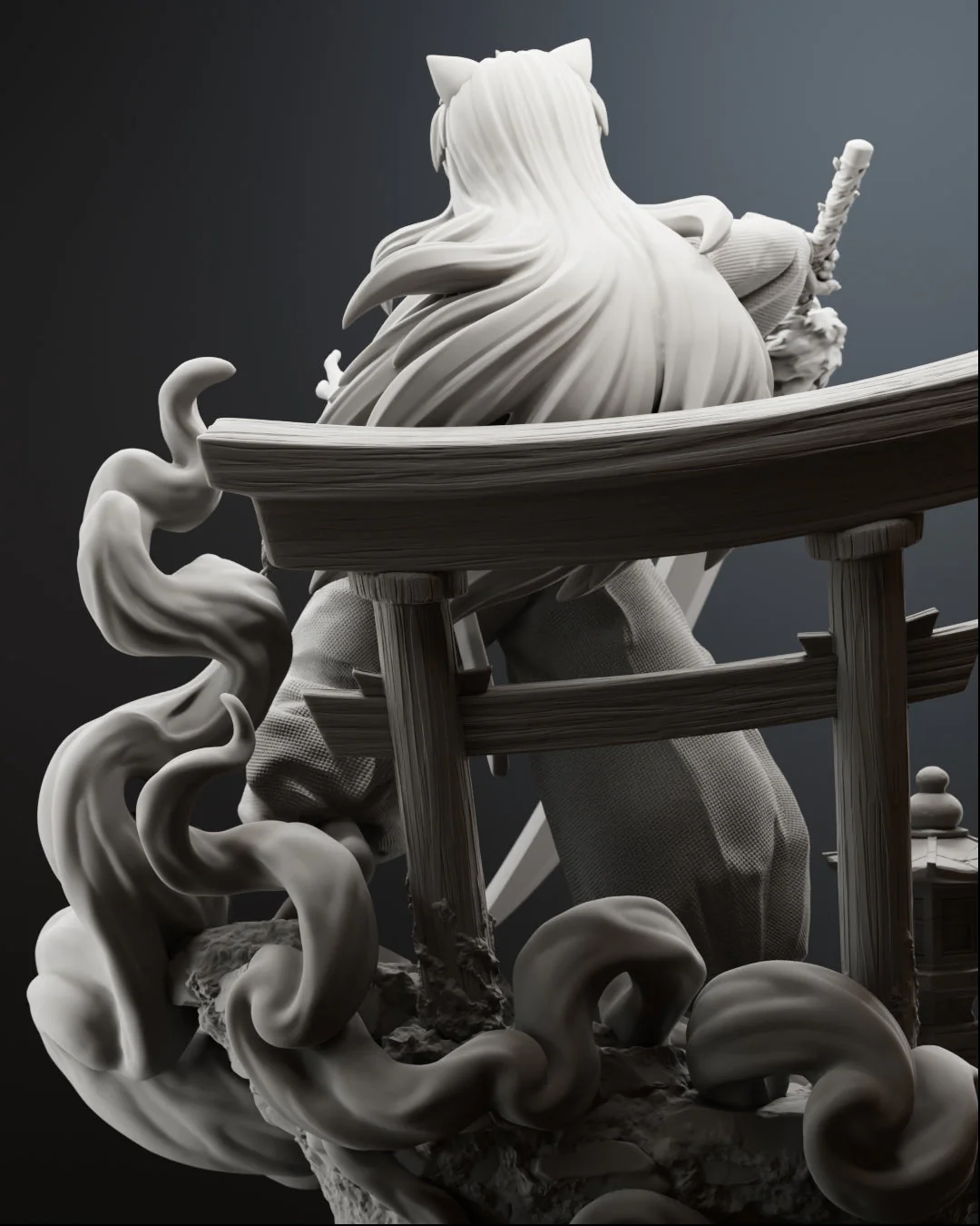 The Dog Demon Statue - Image 11