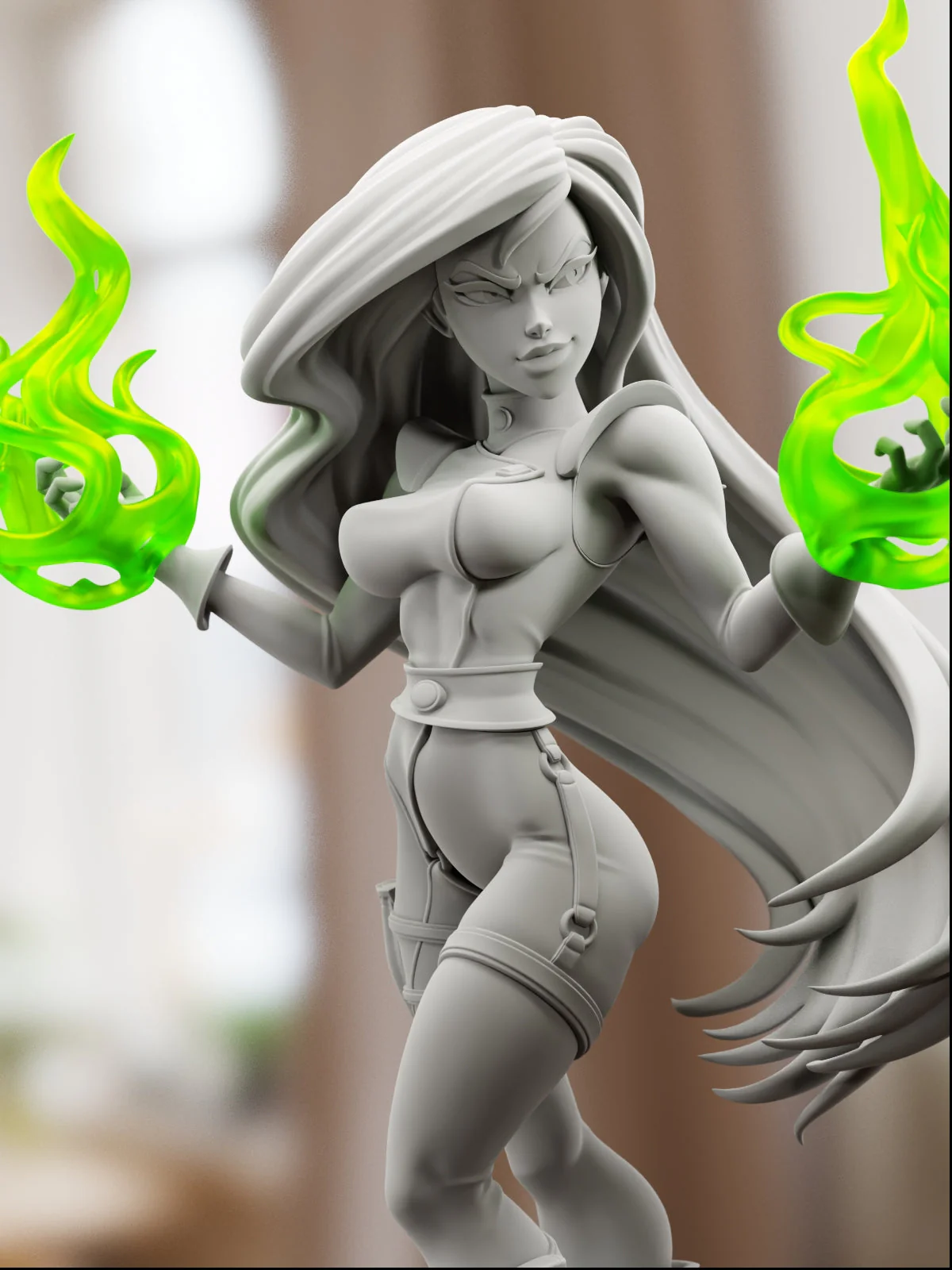 The Emerald Menace Statue