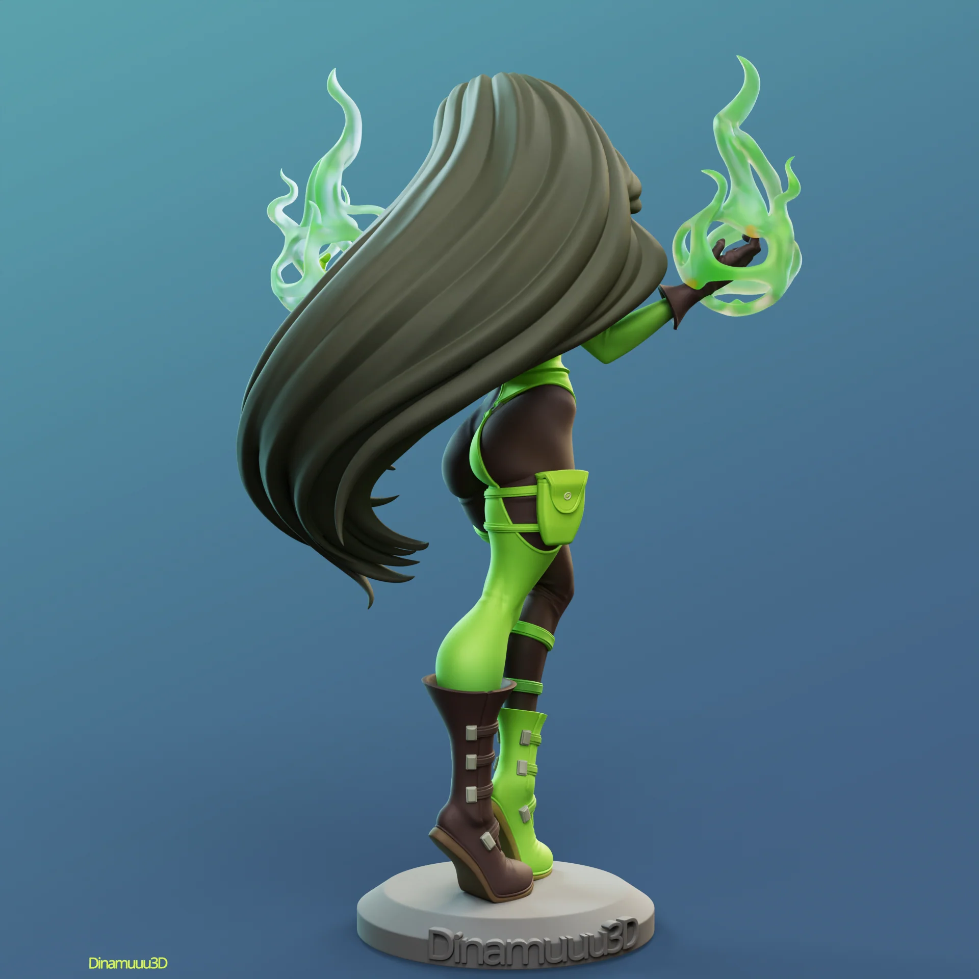 The Emerald Menace Statue - Image 4