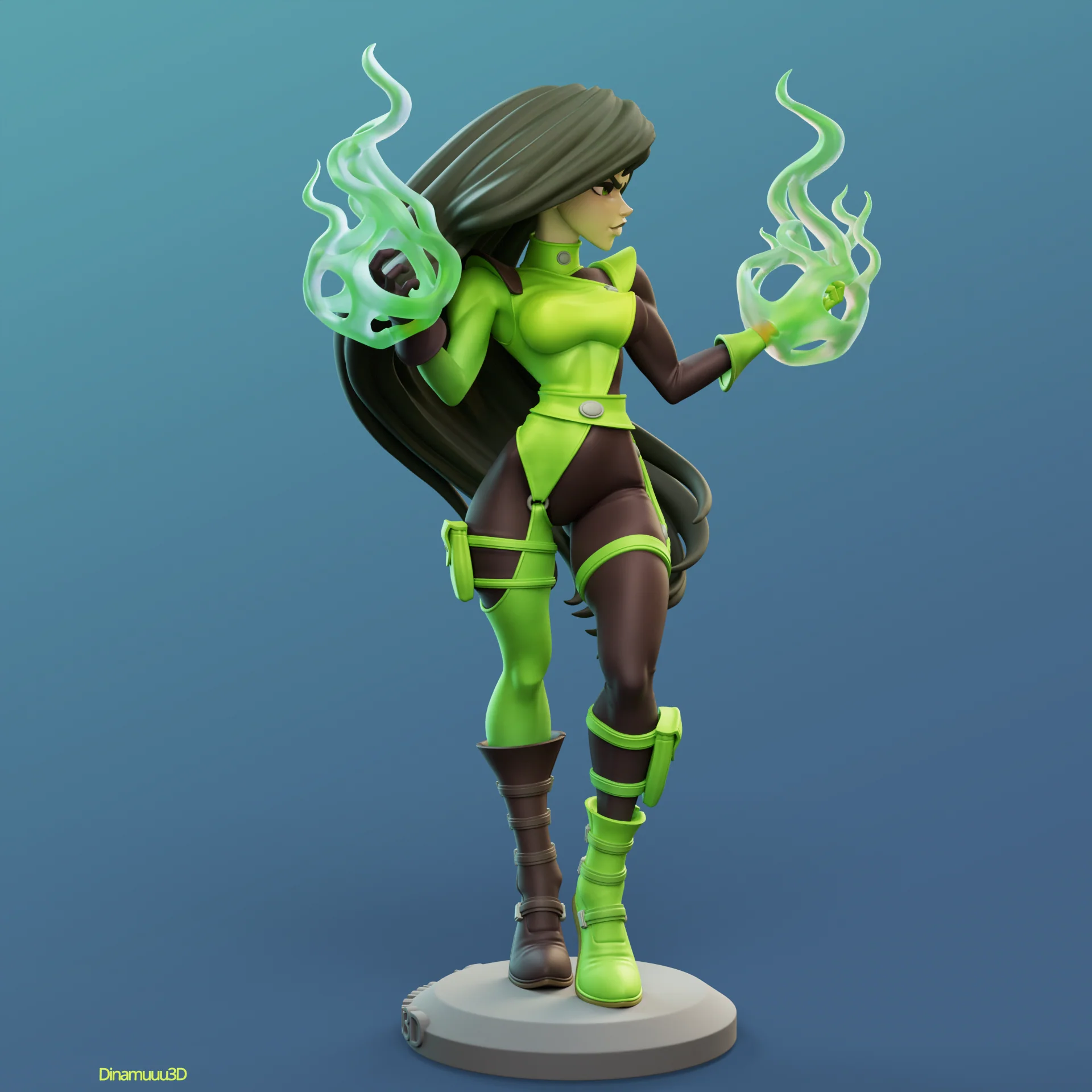 The Emerald Menace Statue - Image 5