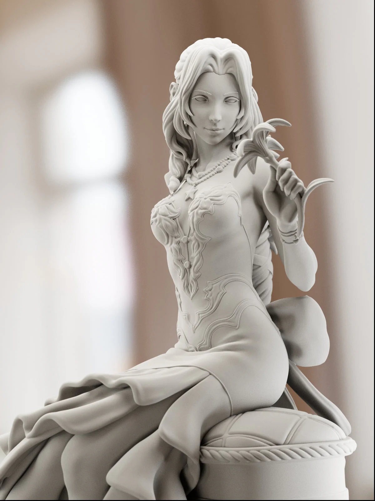The Flower of Midgar Statue - Image 3