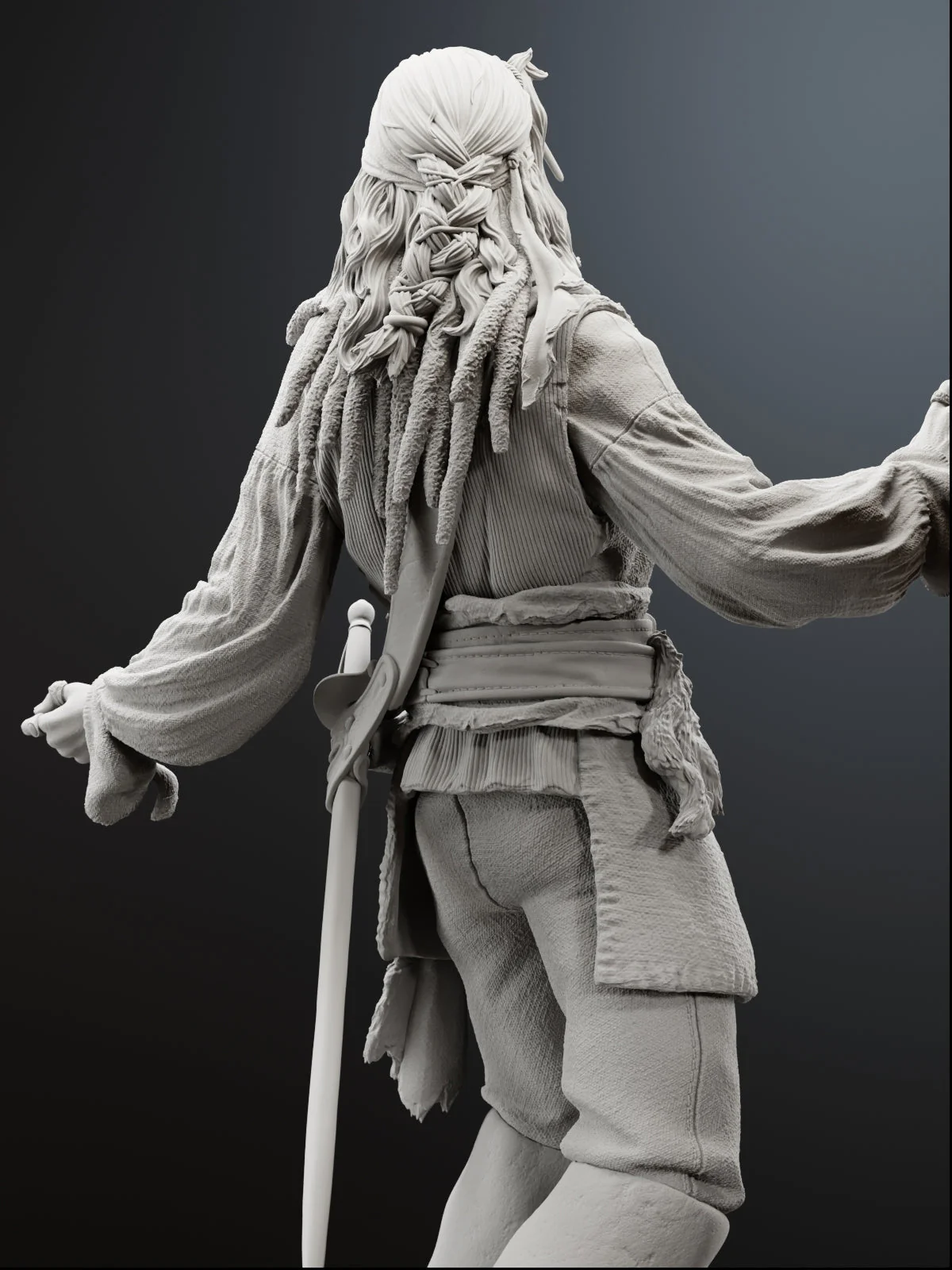The Gentleman Pirate Statue - Image 5