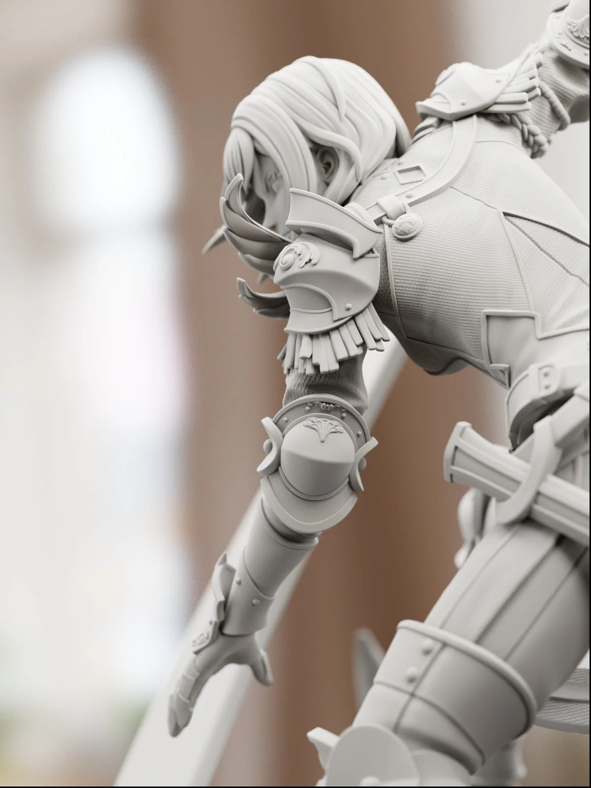 The Graceful Hunter Statue - Image 9