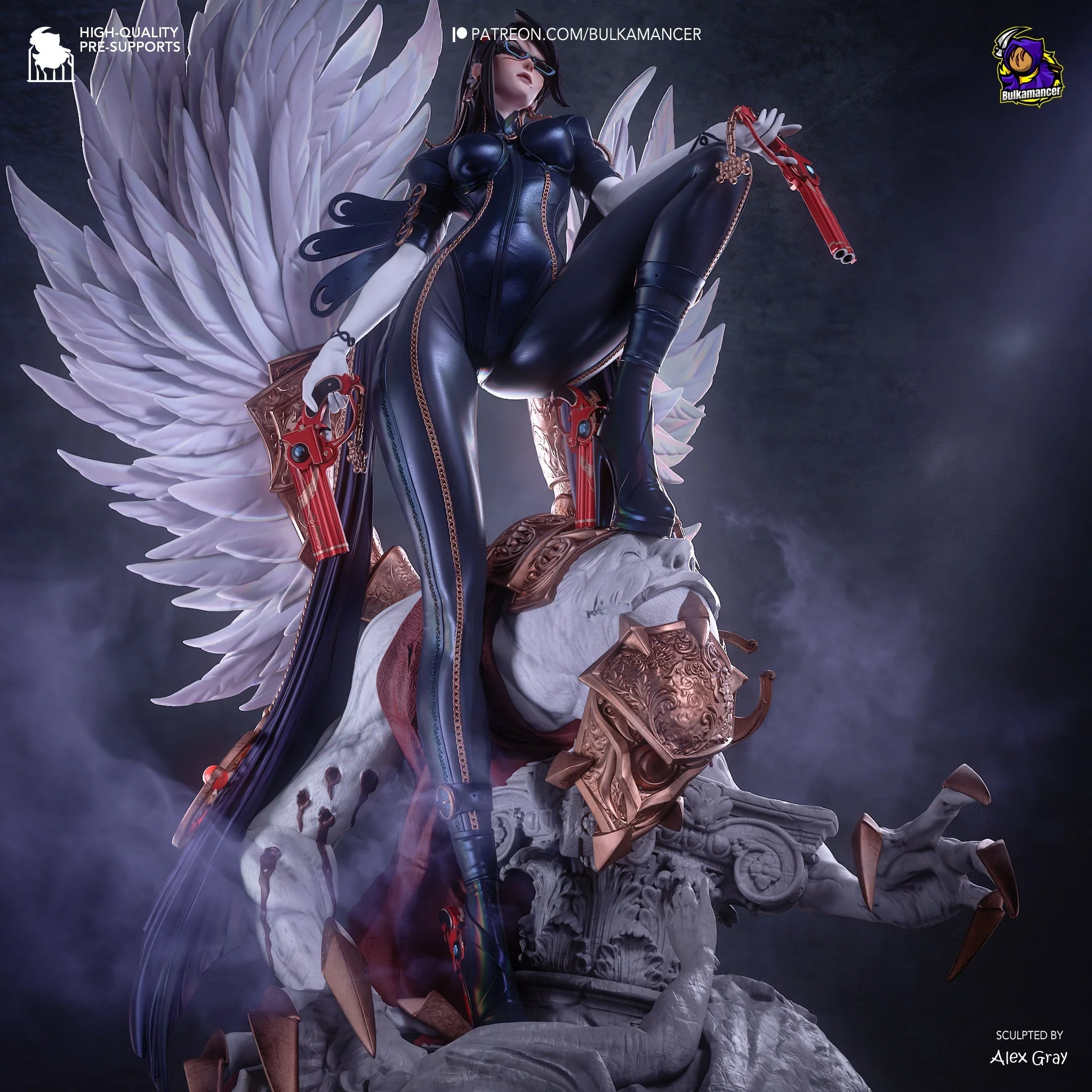 The Gunslinger Witch Statue - Image 12