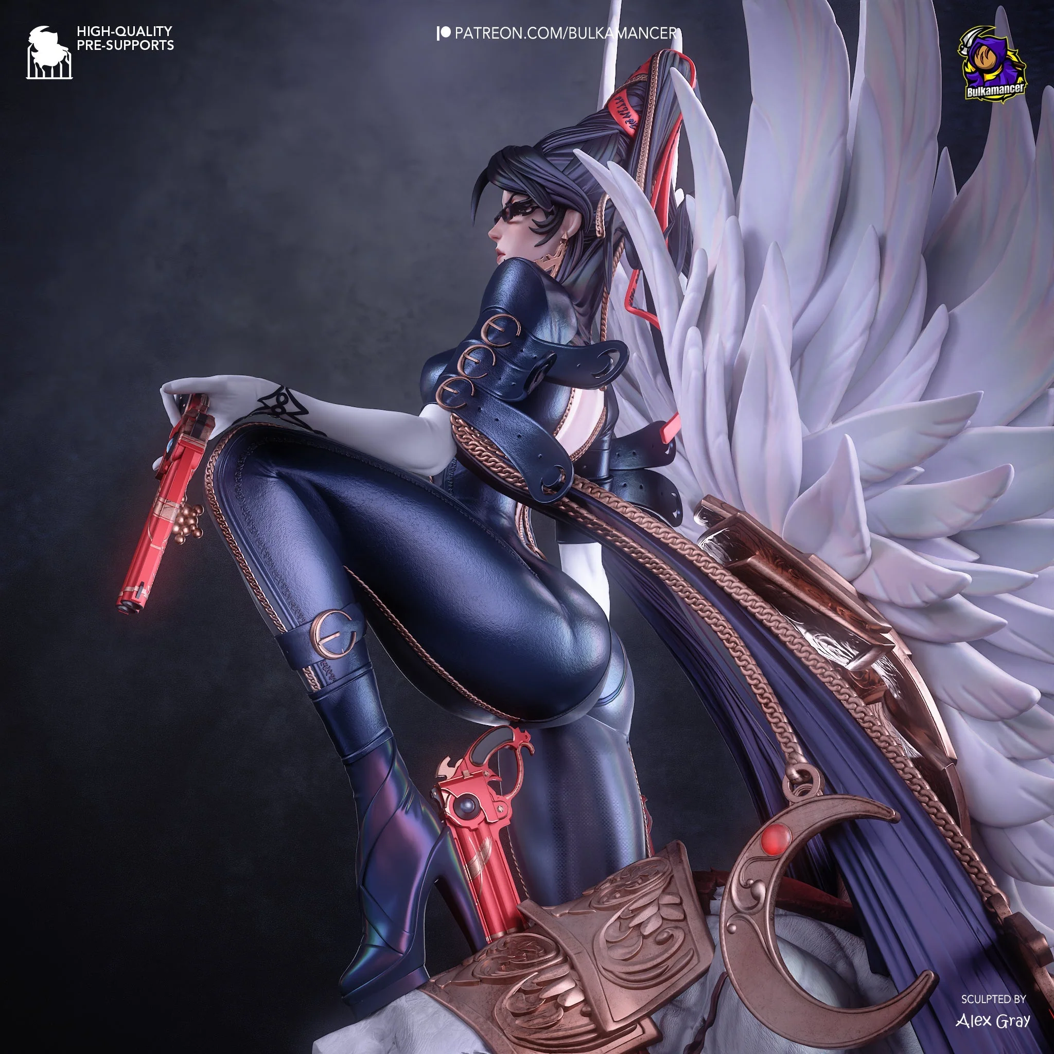 The Gunslinger Witch Statue - Image 13