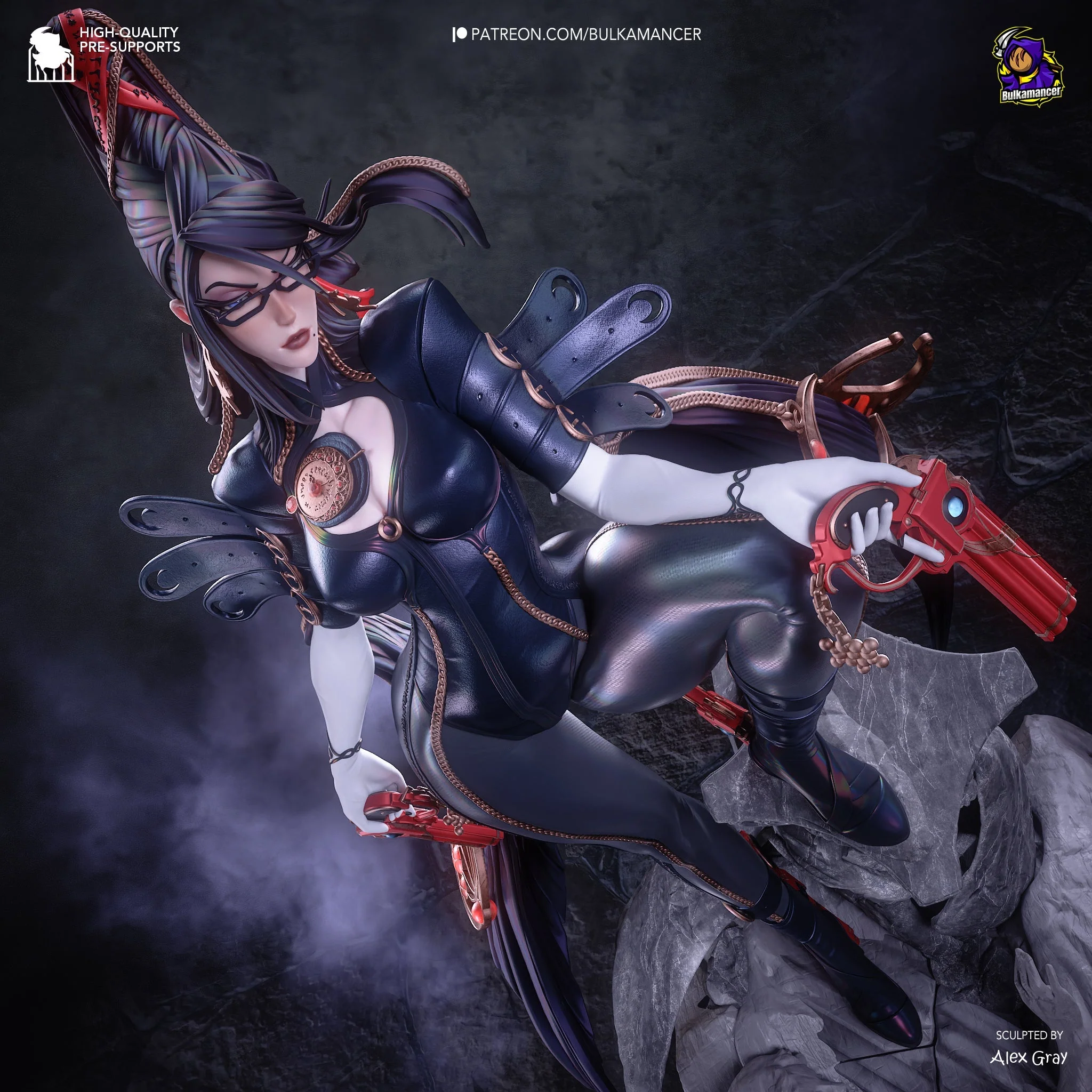 The Gunslinger Witch Statue - Image 15