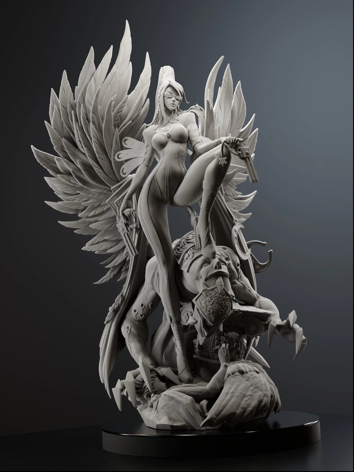 The Gunslinger Witch Statue - Image 18