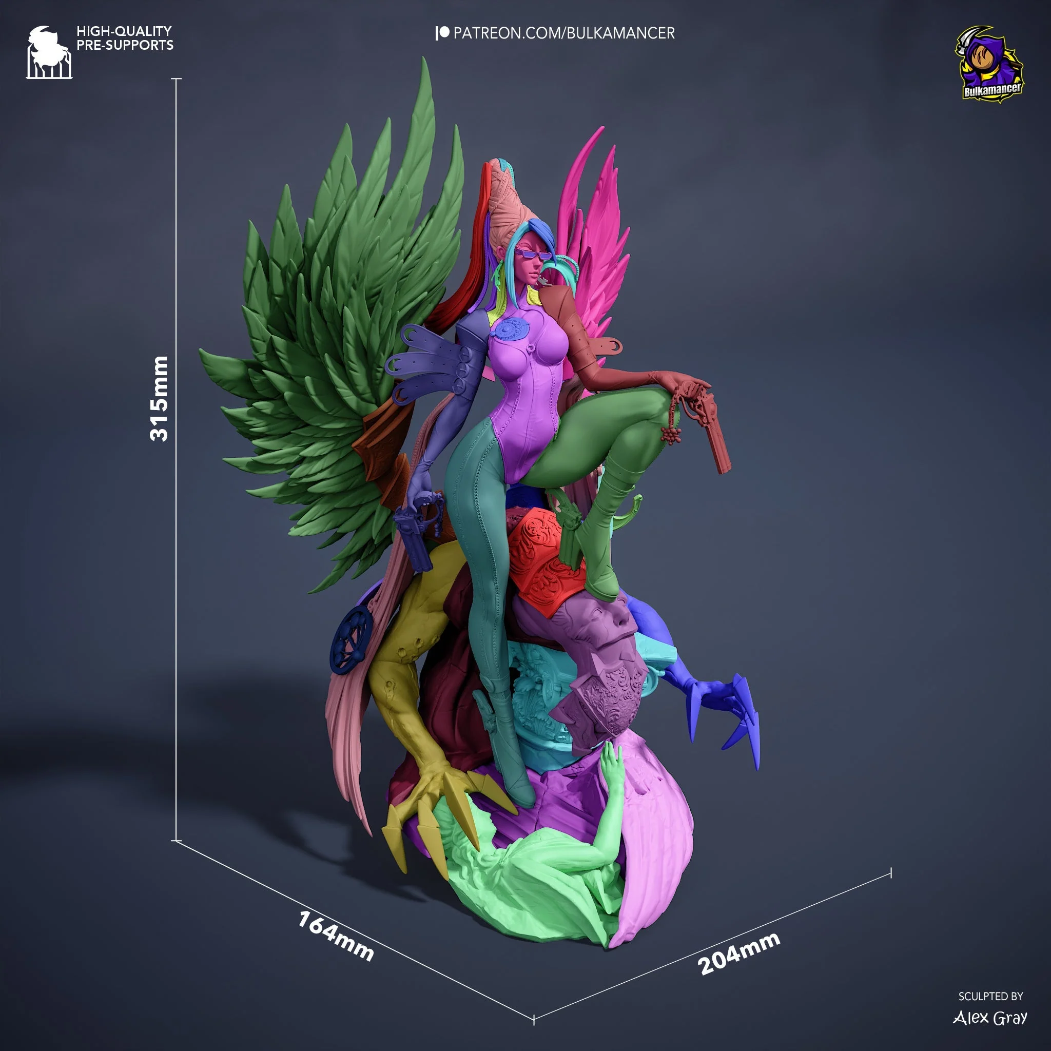 The Gunslinger Witch Statue - Image 5
