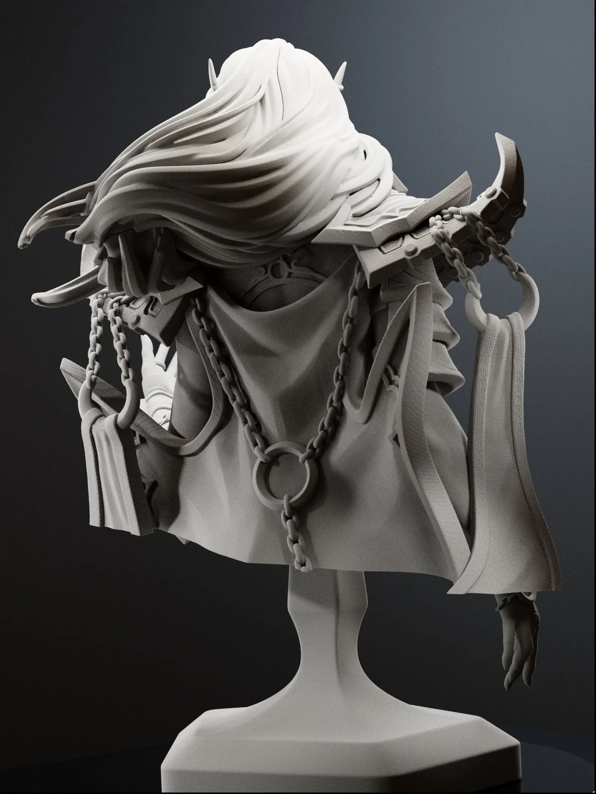 The Harbinger (Bust) Statue - Image 4