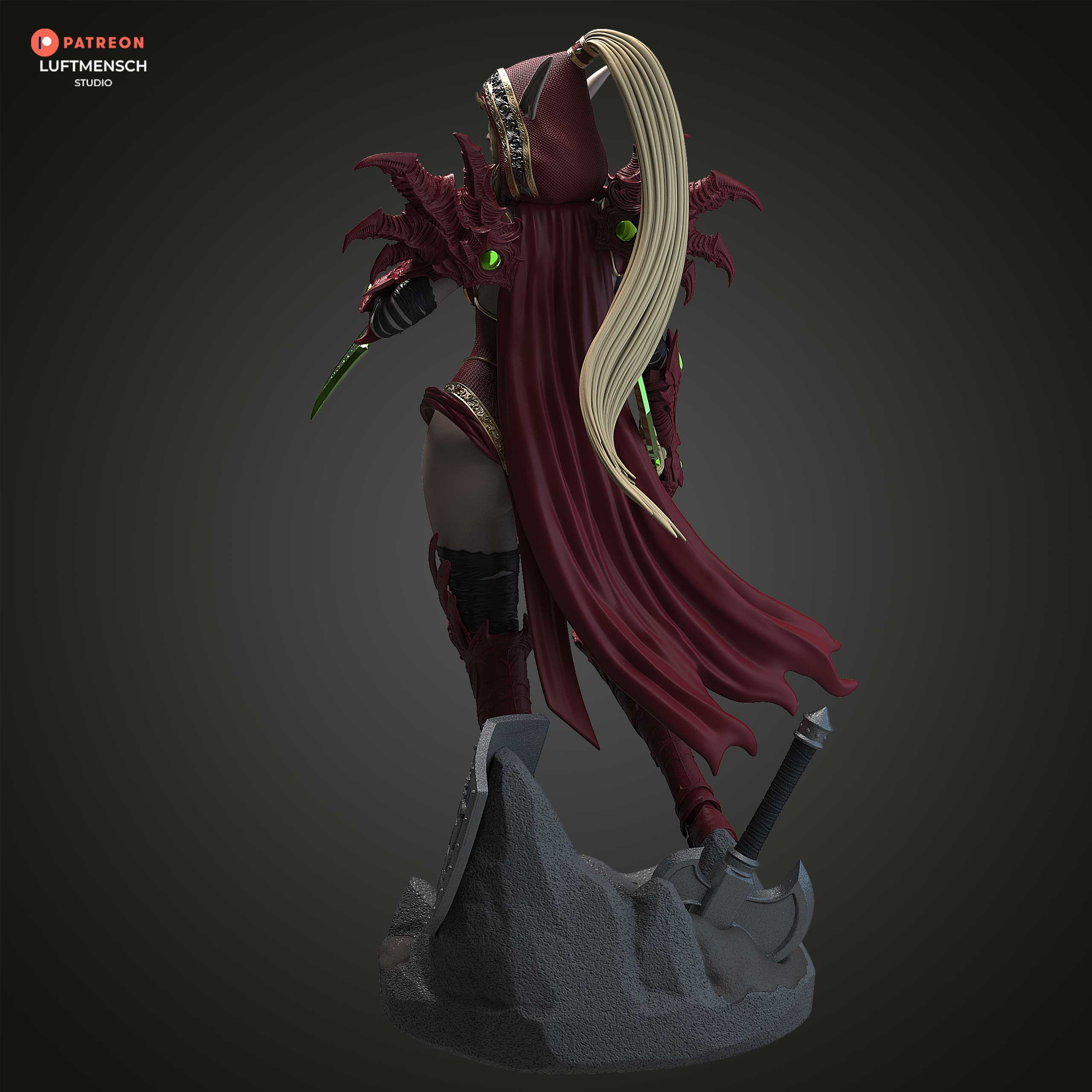 Blood Elf Assassin Statue - Image 10