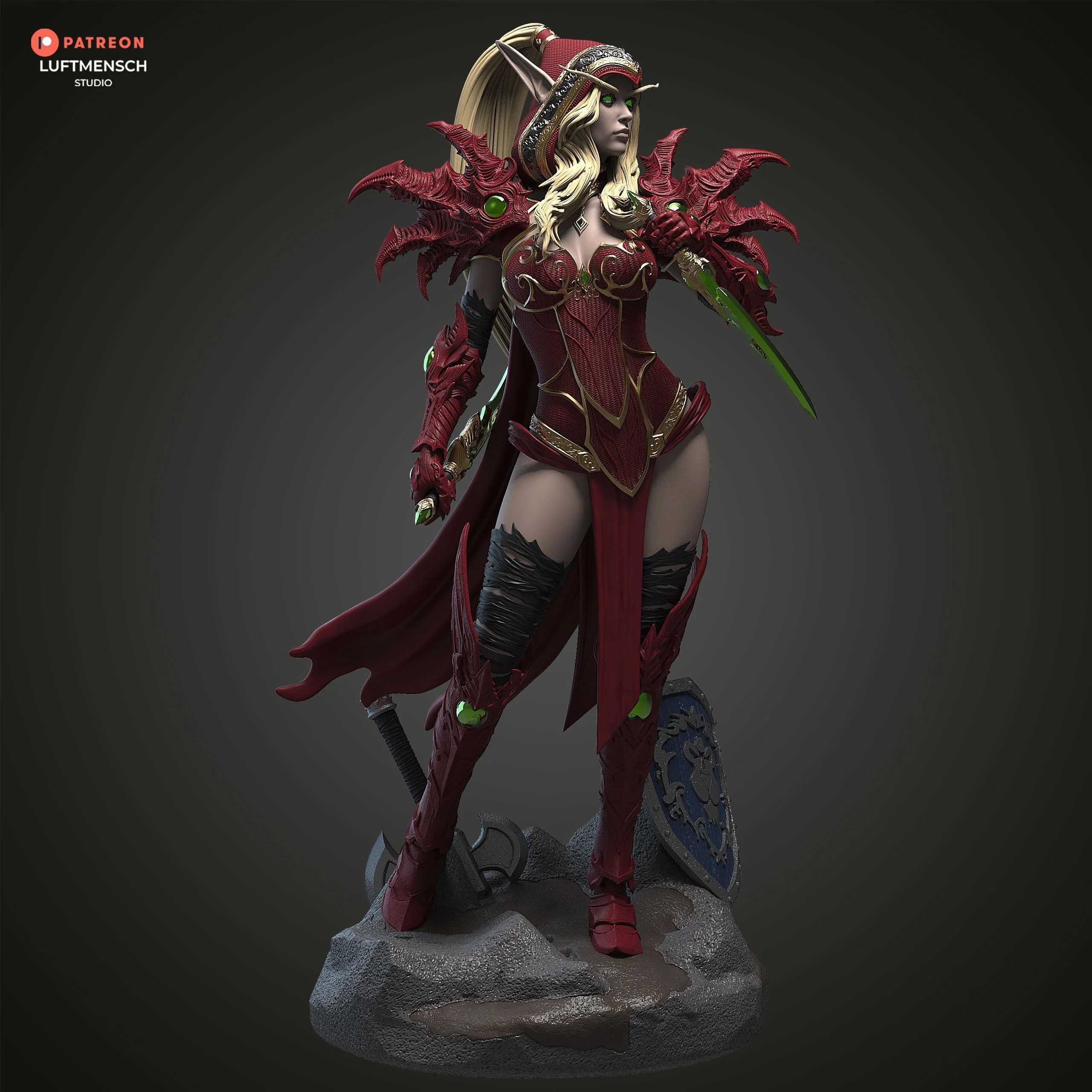Blood Elf Assassin Statue - Image 11