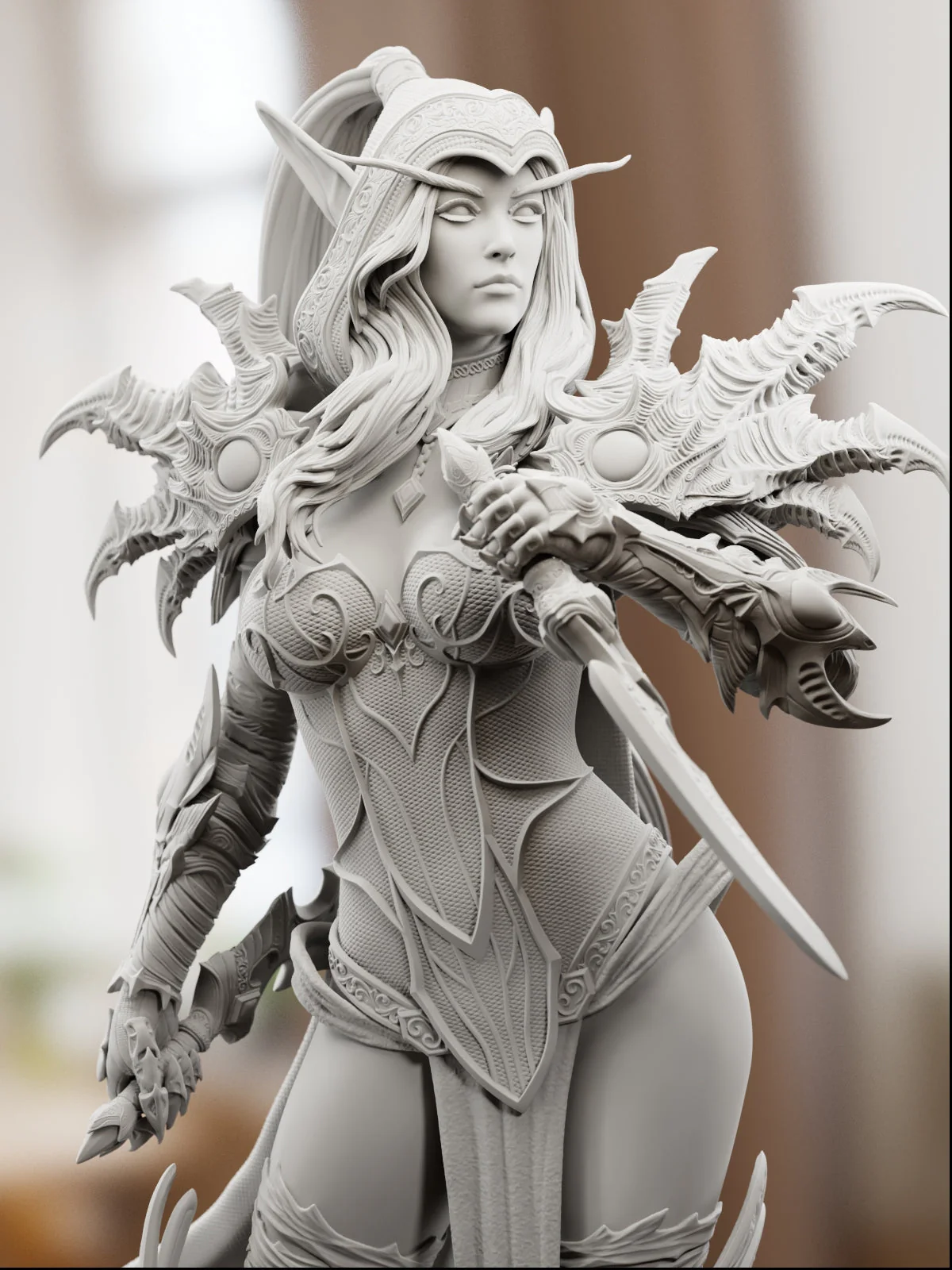 Blood Elf Assassin Statue - Image 3