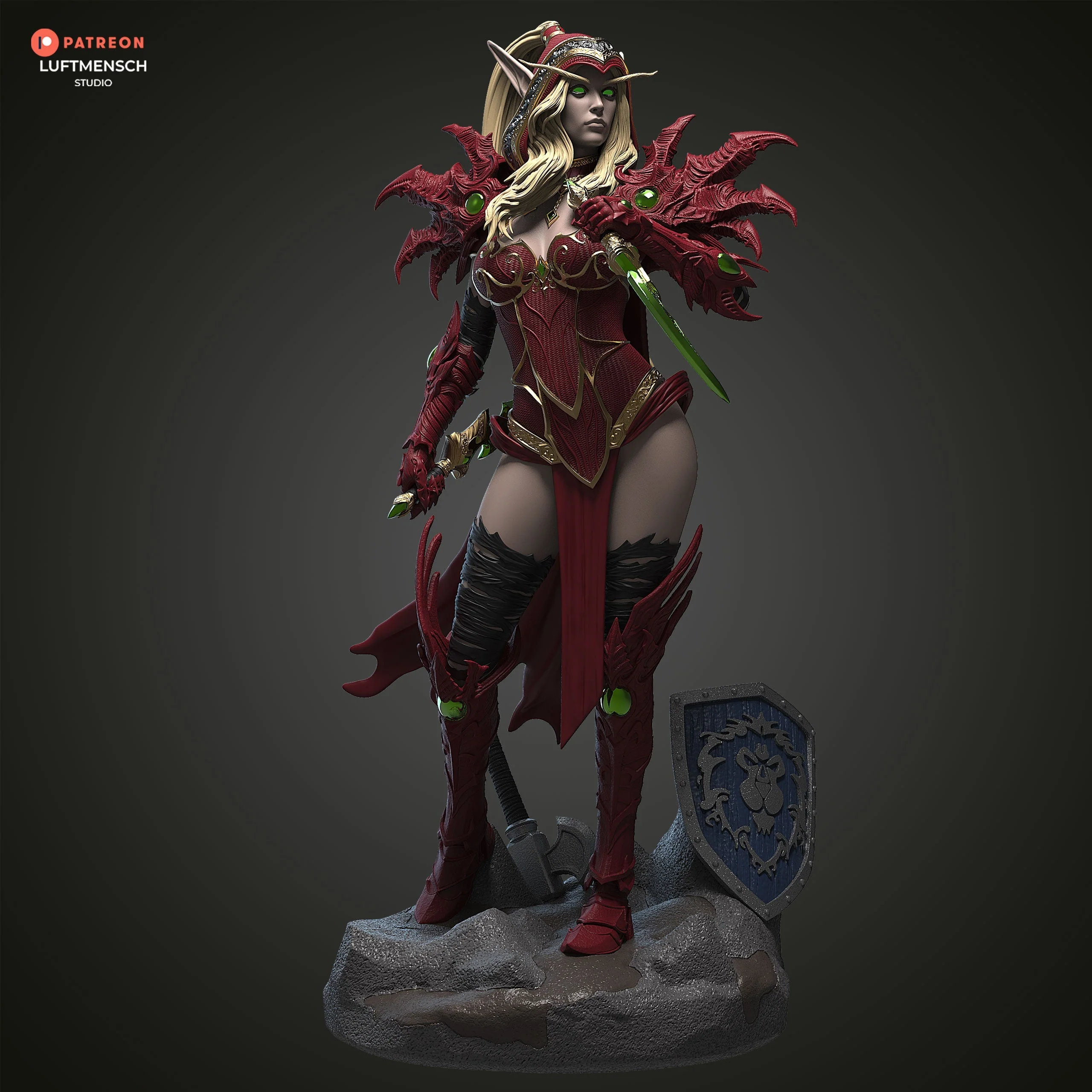 Blood Elf Assassin Statue - Image 6